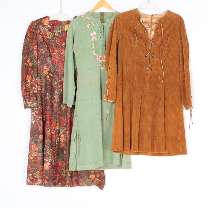 1970s Romantic Dresses and Tunic