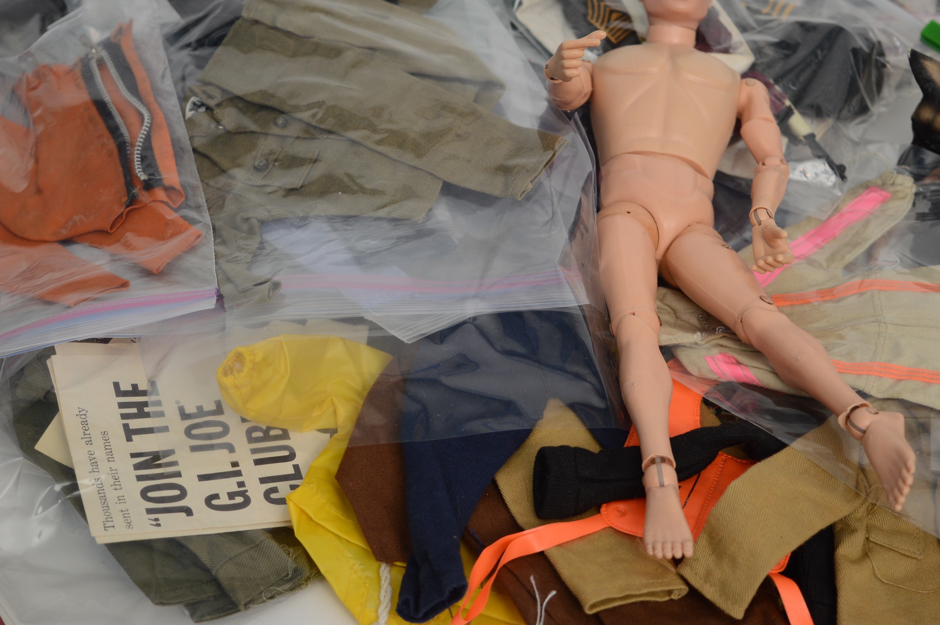 1964 first year GI Joe with GI Joe Outfits and Accessories