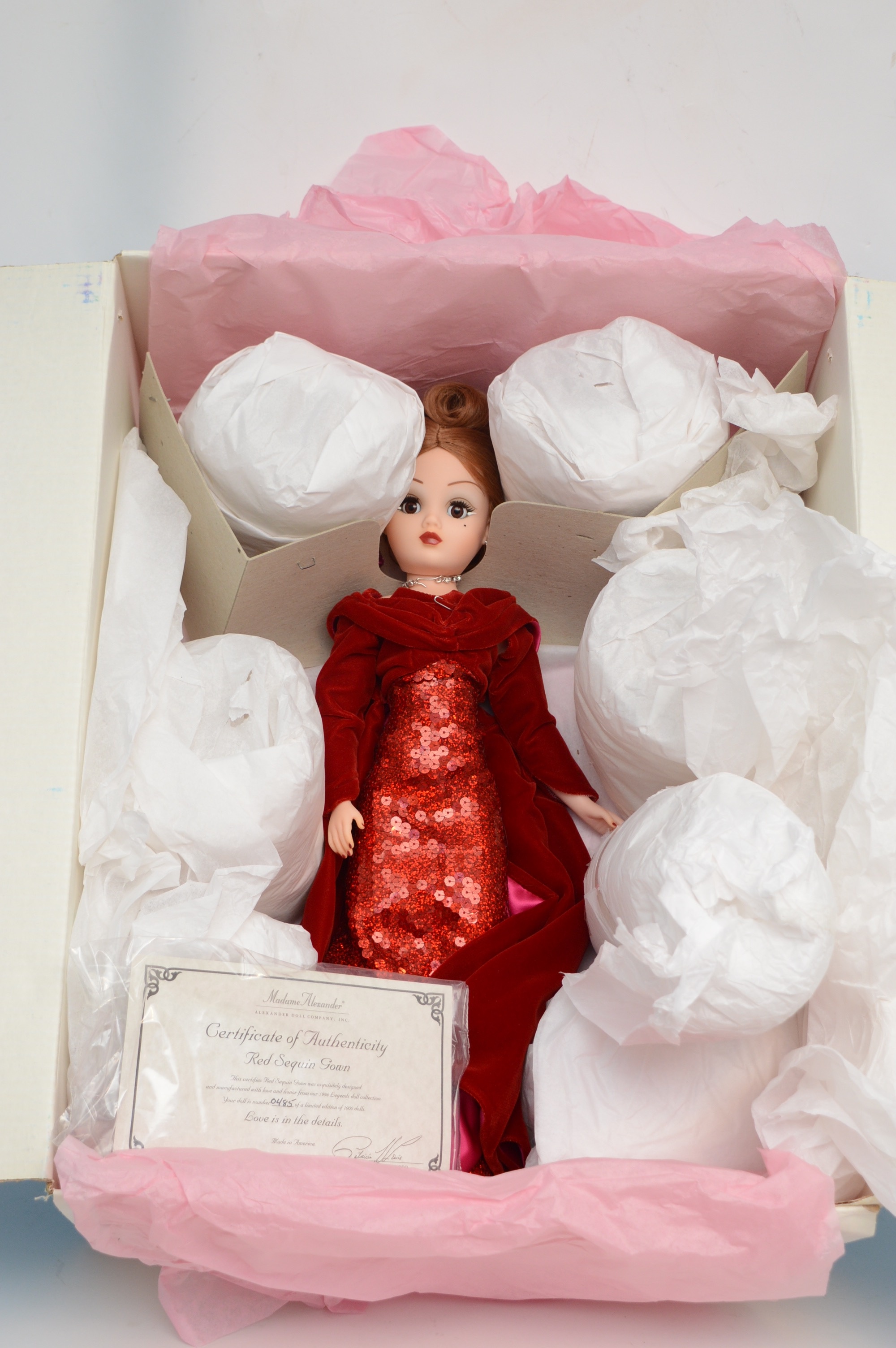 Madame Alexander Red Sequined Cissy Doll