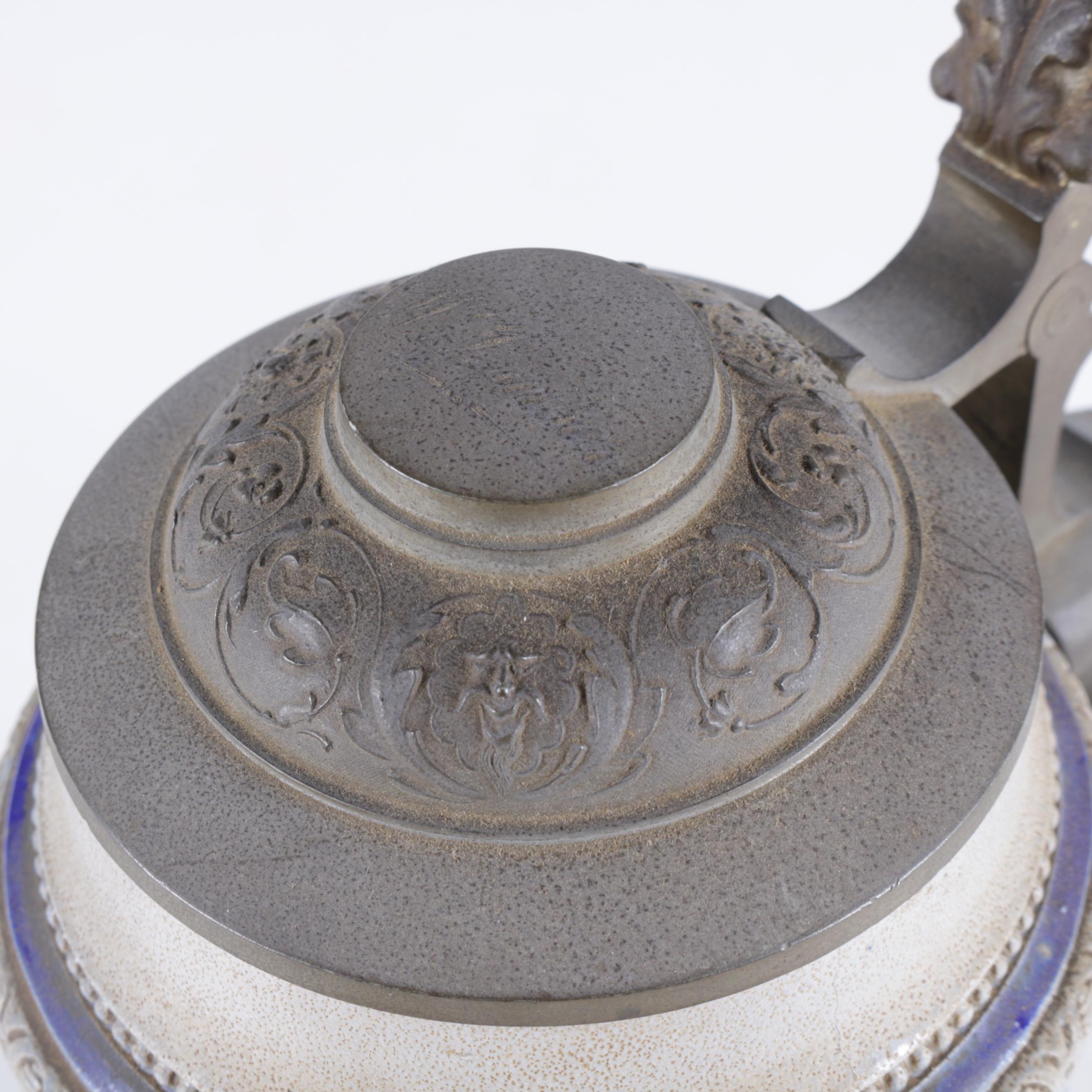 Vintage German Stein With Drinking Song Lyrics On The Side