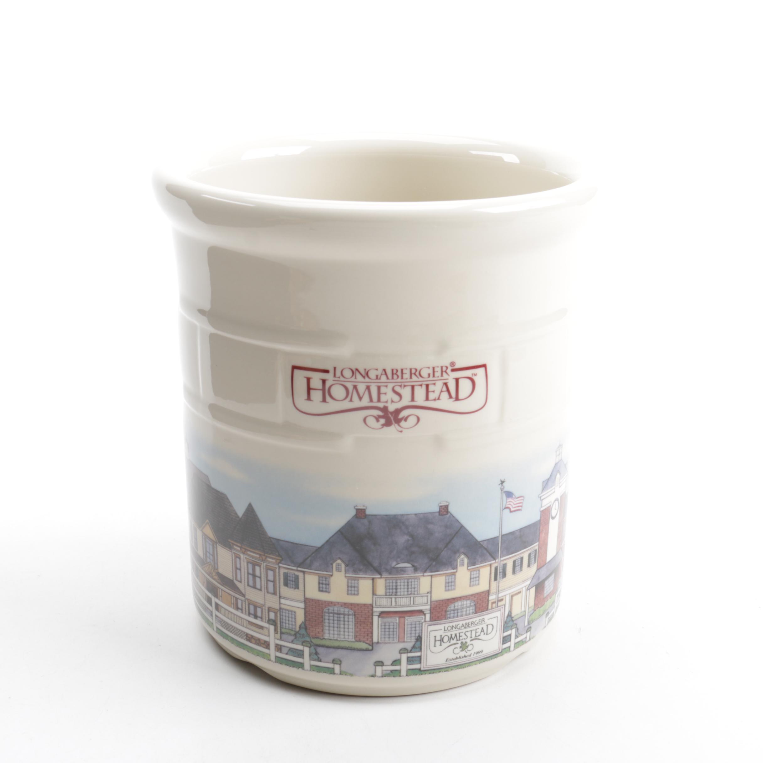 Longaberger Homestead Two Quart Crock