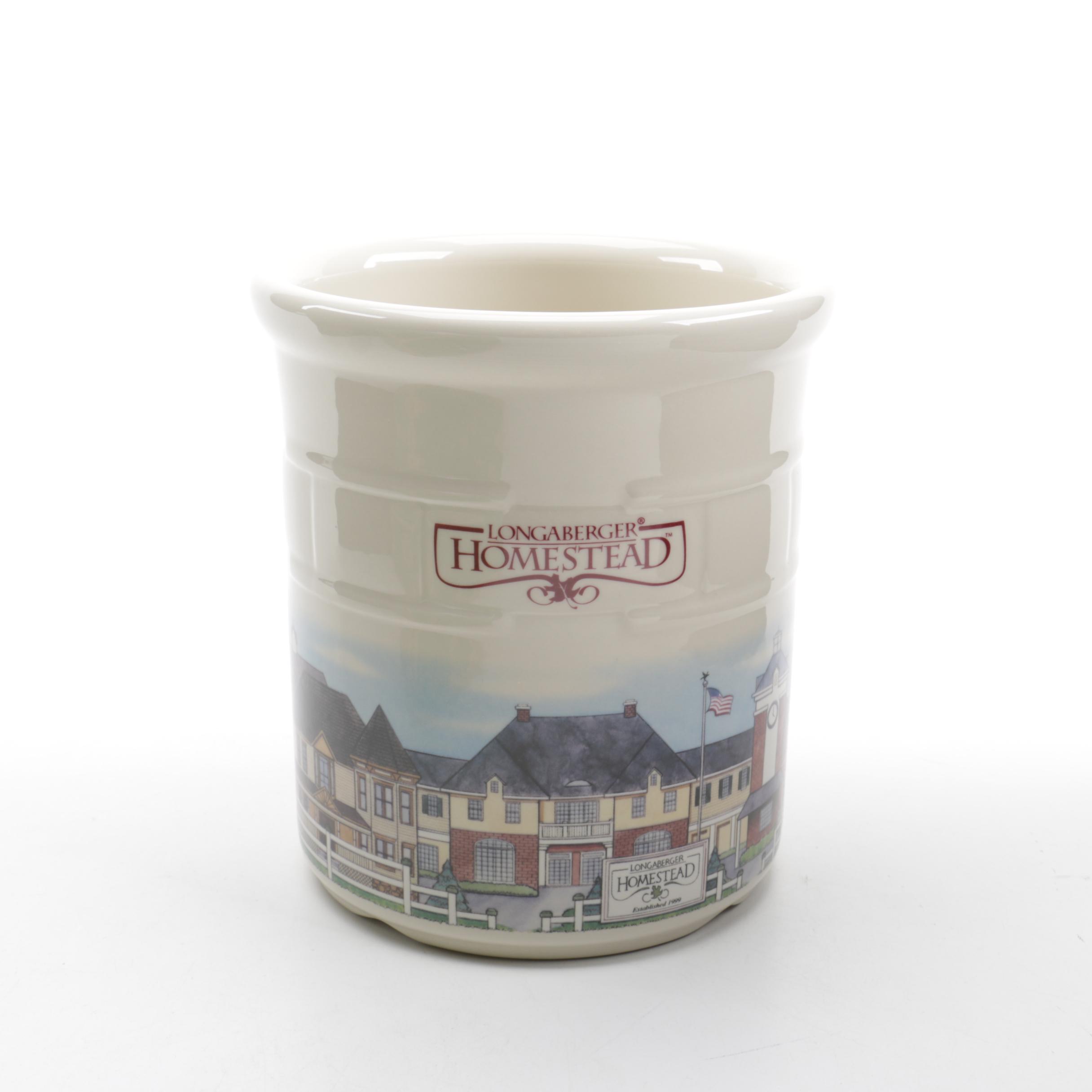 Longaberger Homestead Two Quart Crock