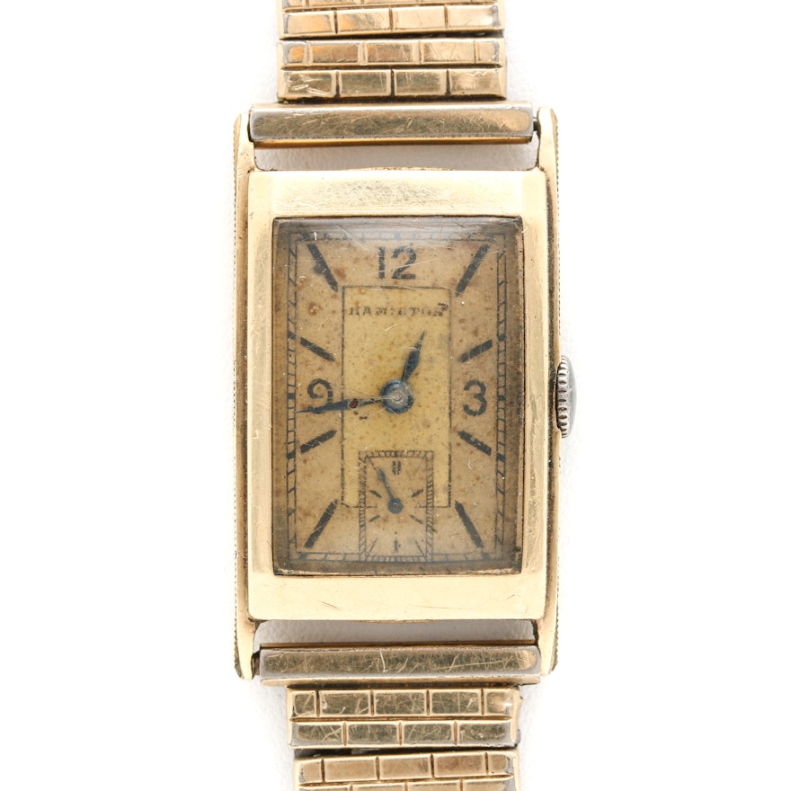 Hamilton 14K Gold Filled Wristwatch