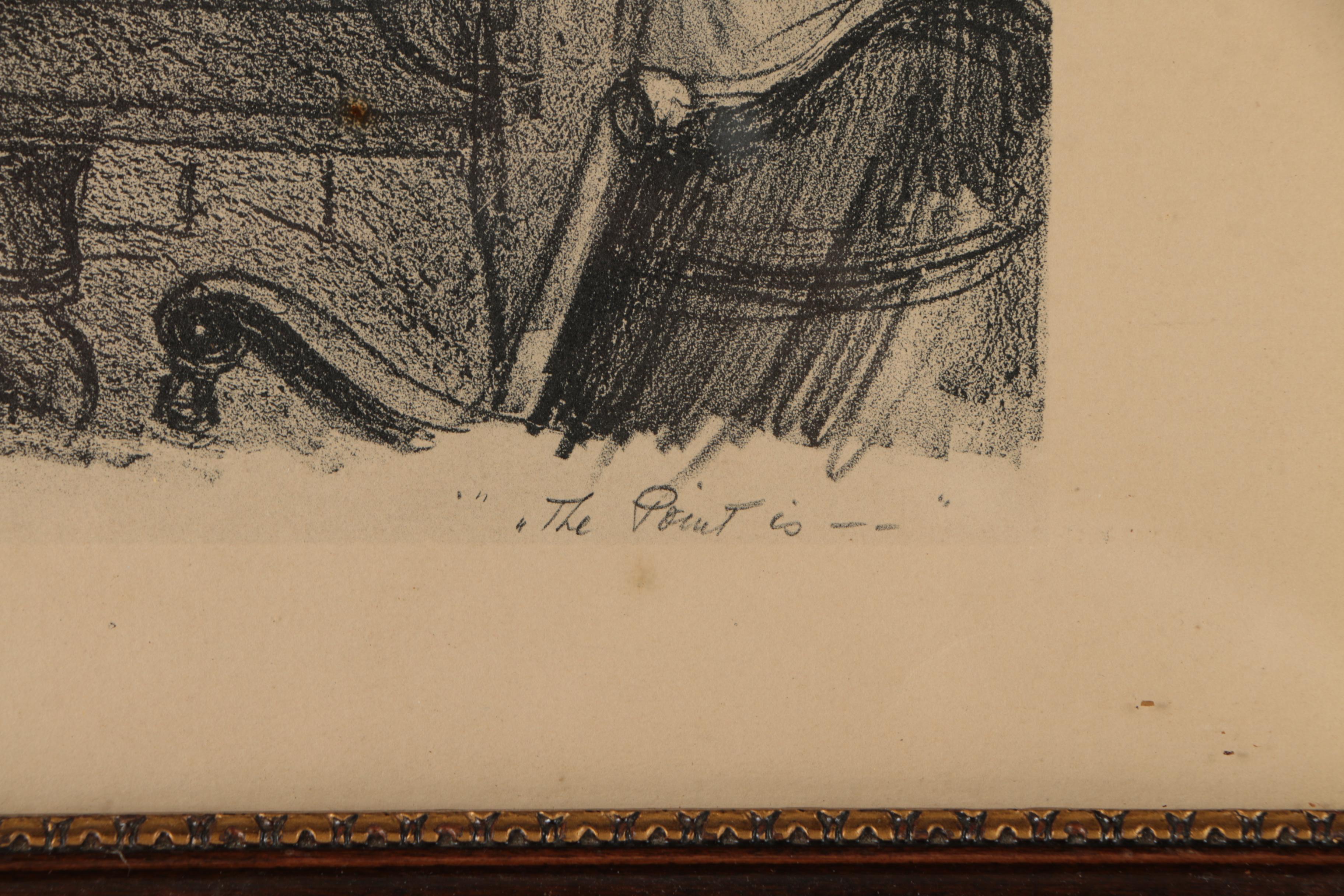 William Sharp Lithographic Illustrations of Courtroom Scenes