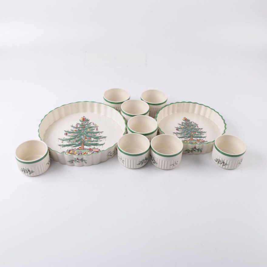 Spode "Christmas Tree" Baking Dishes