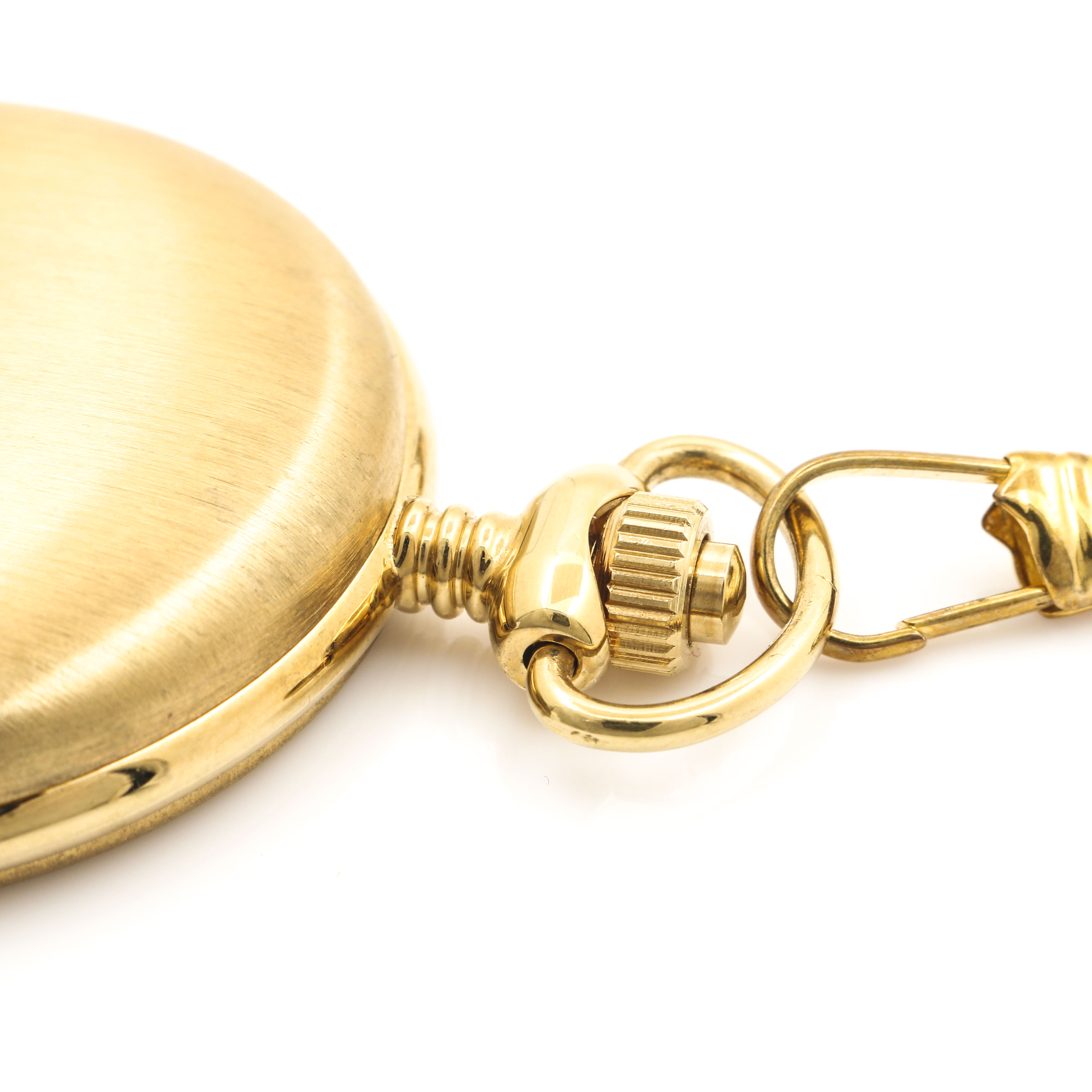 Oscar de la Renta Gold Tone Pocket Watch