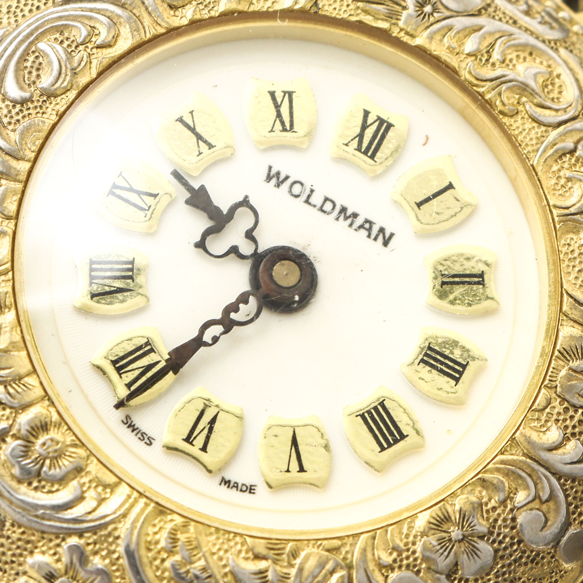Woldman Gold Tone Pocket Watch