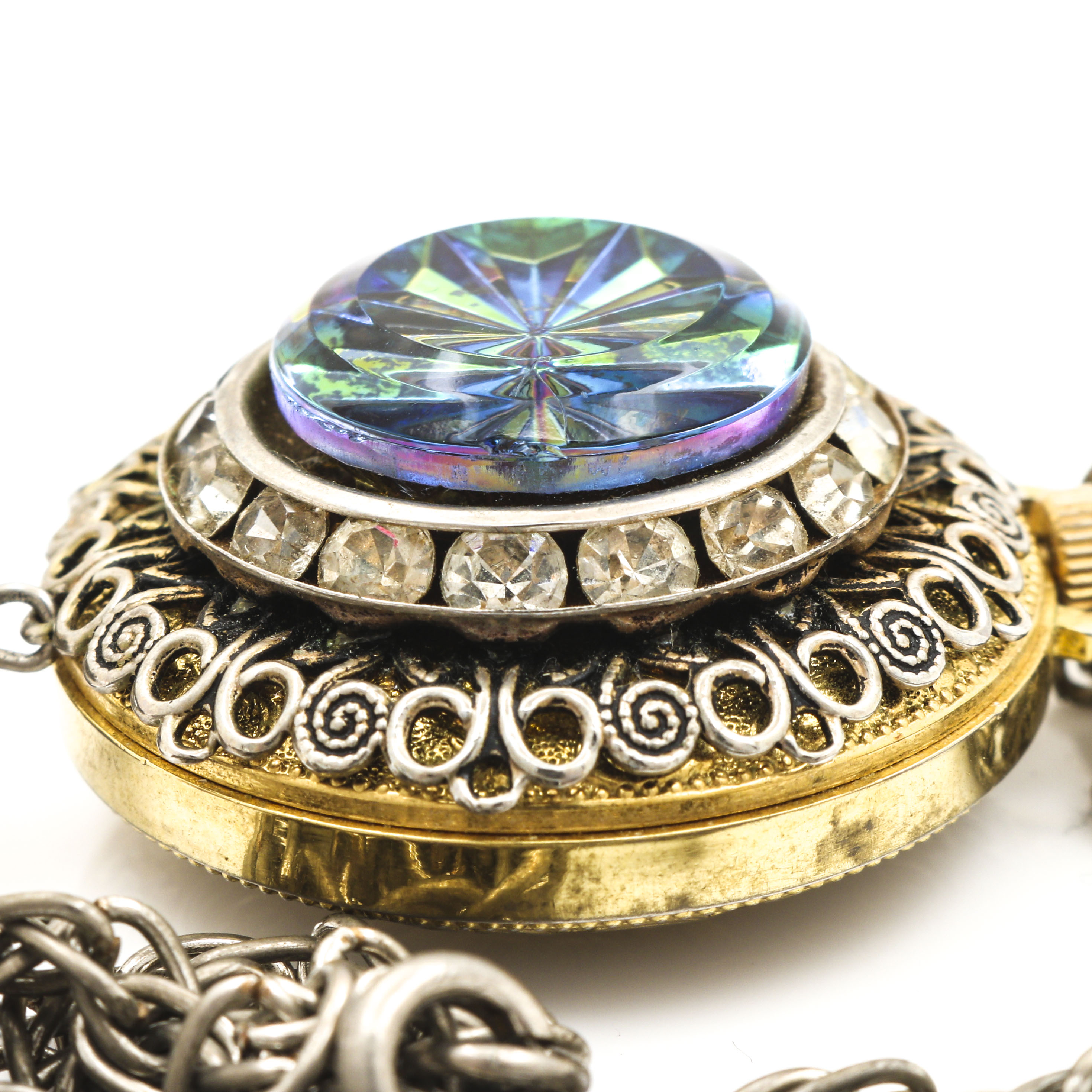 Woldman Gold Tone Pocket Watch