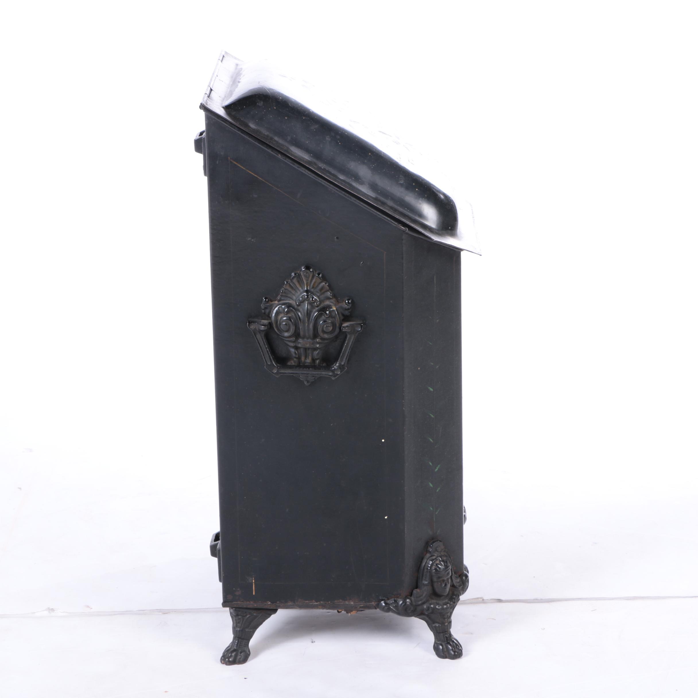 Vintage Metal Coal Bin