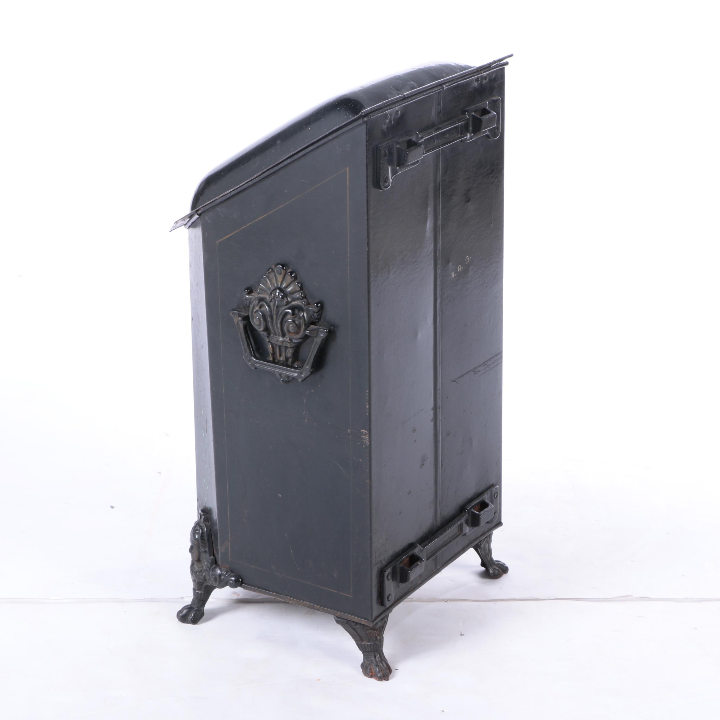 Vintage Metal Coal Bin