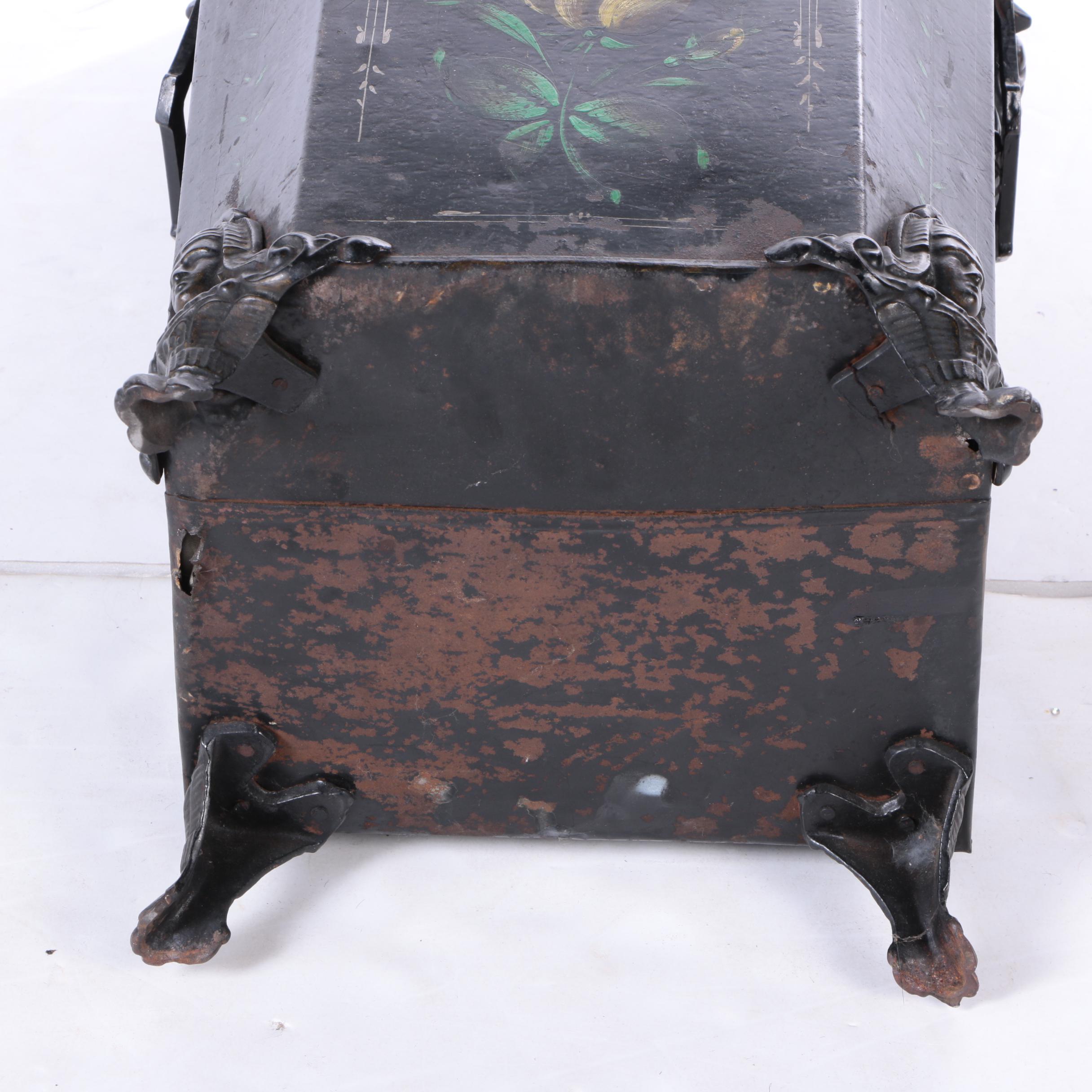 Vintage Metal Coal Bin