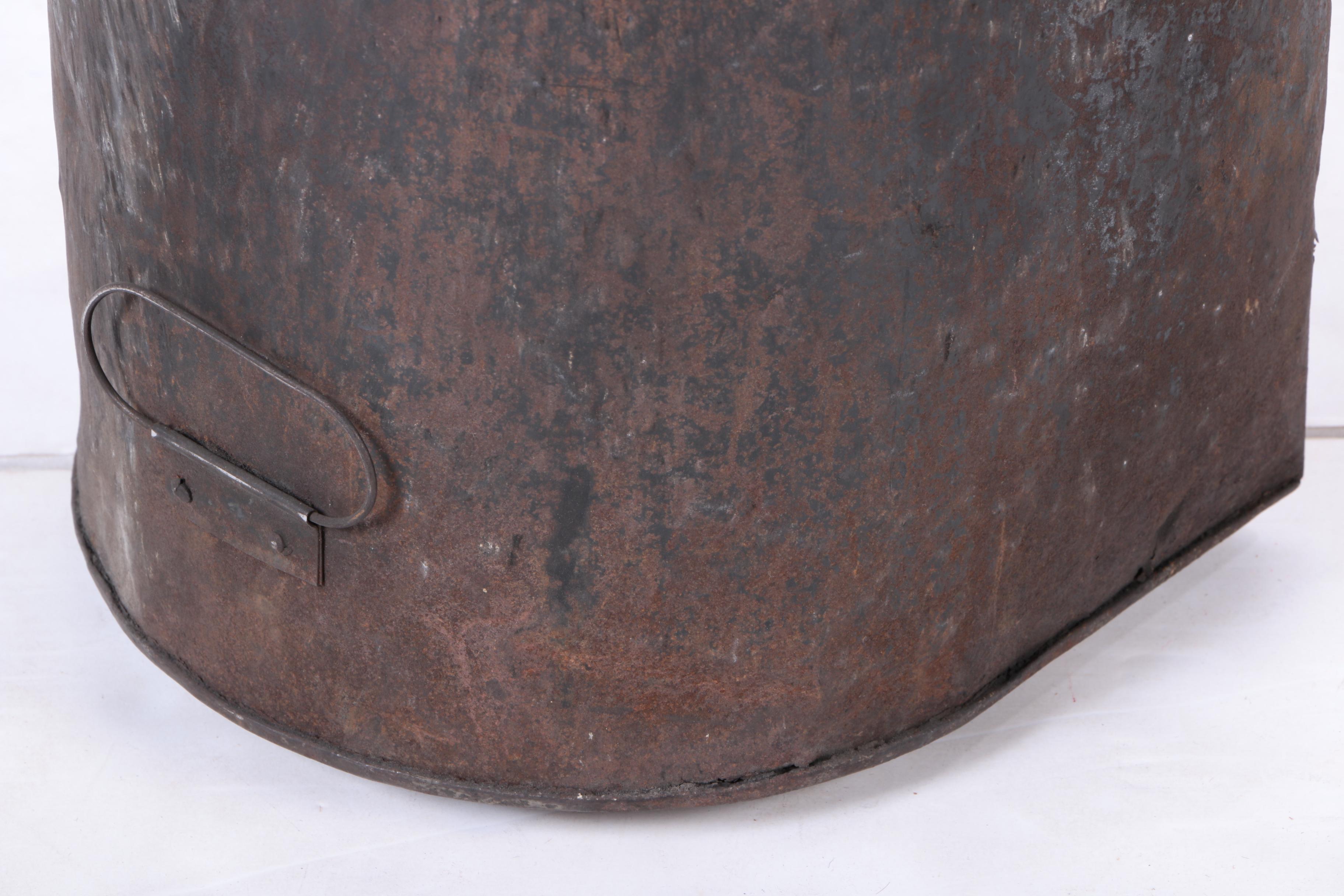 Vintage Metal Coal Bin