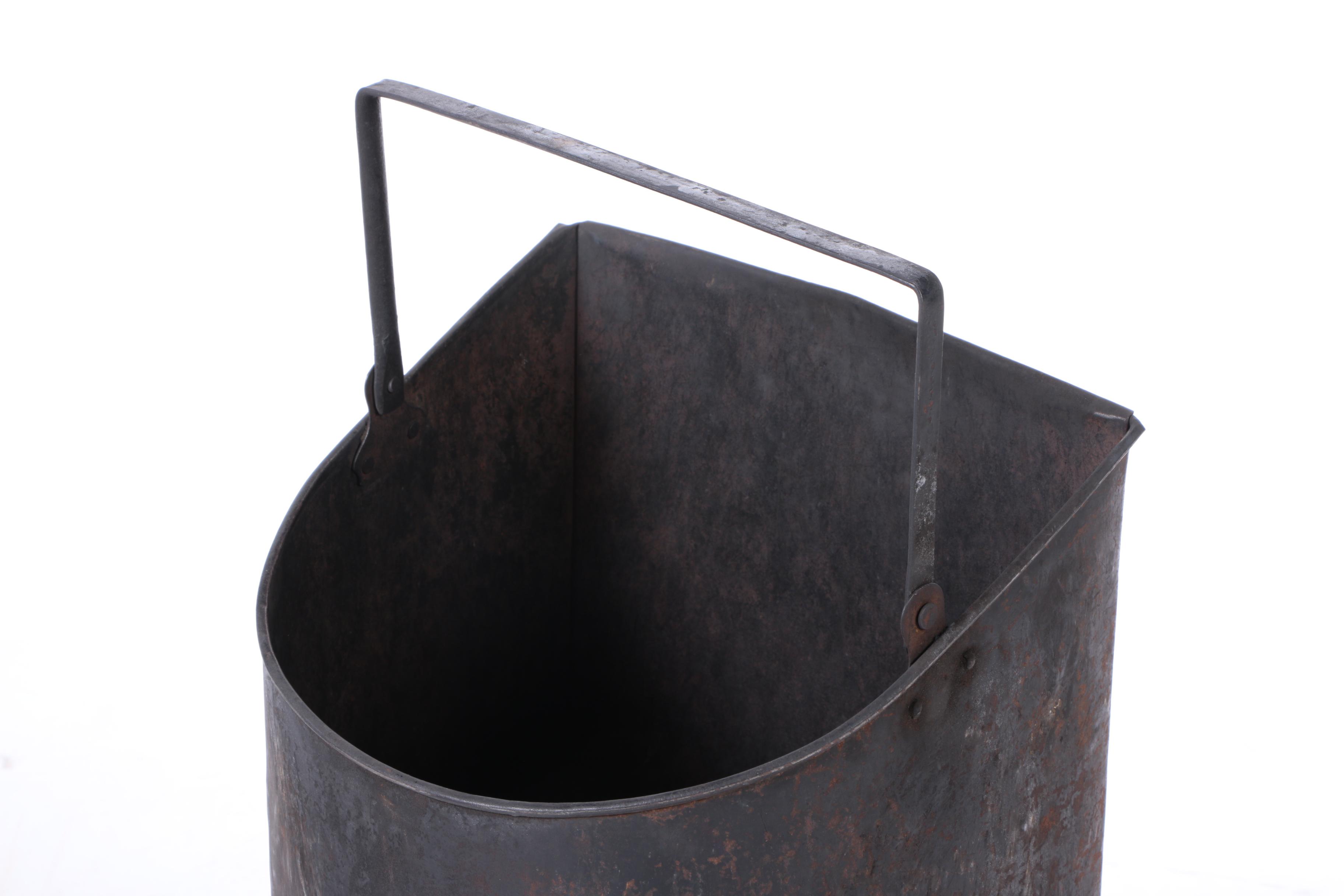 Vintage Metal Coal Bin