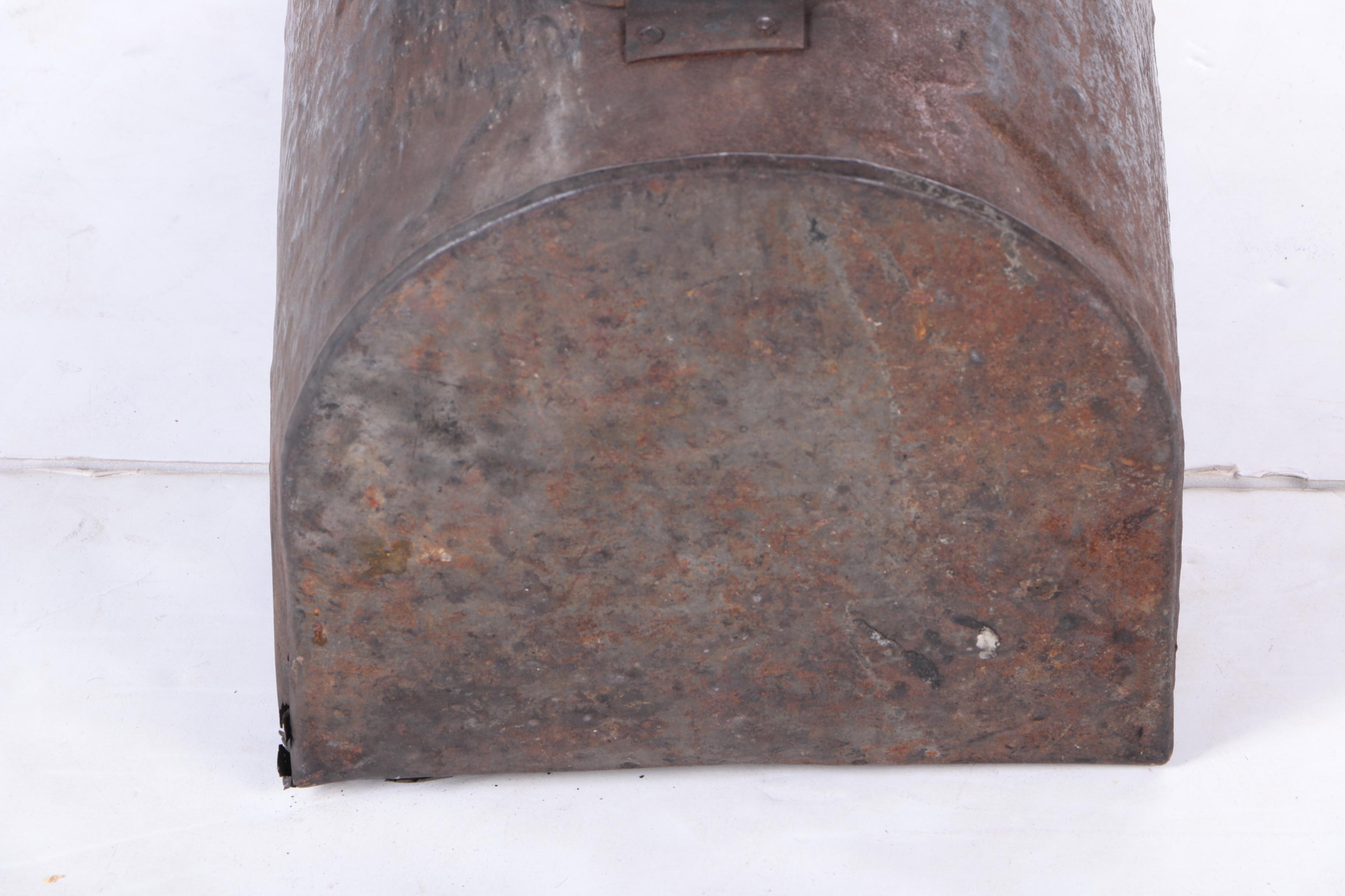 Vintage Metal Coal Bin