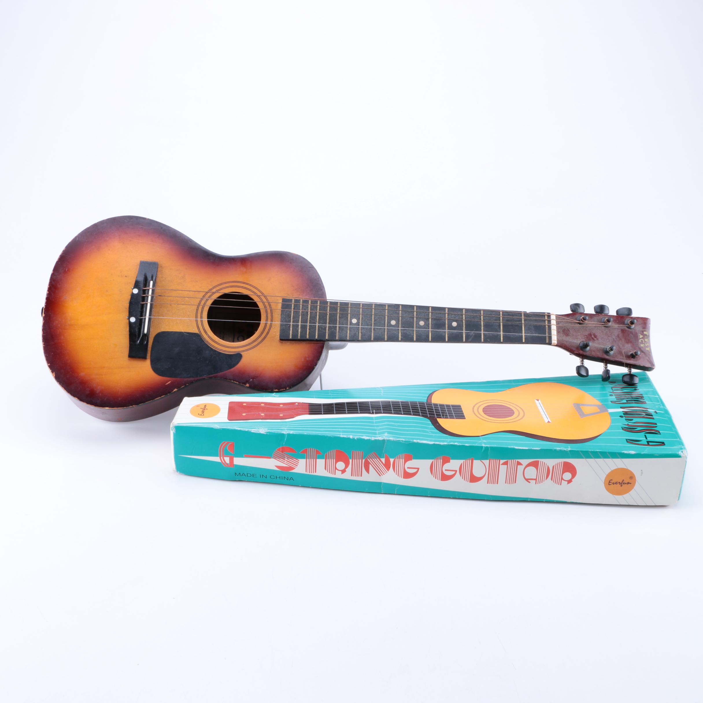 First Act and Everfun Children's Acoustic Guitars