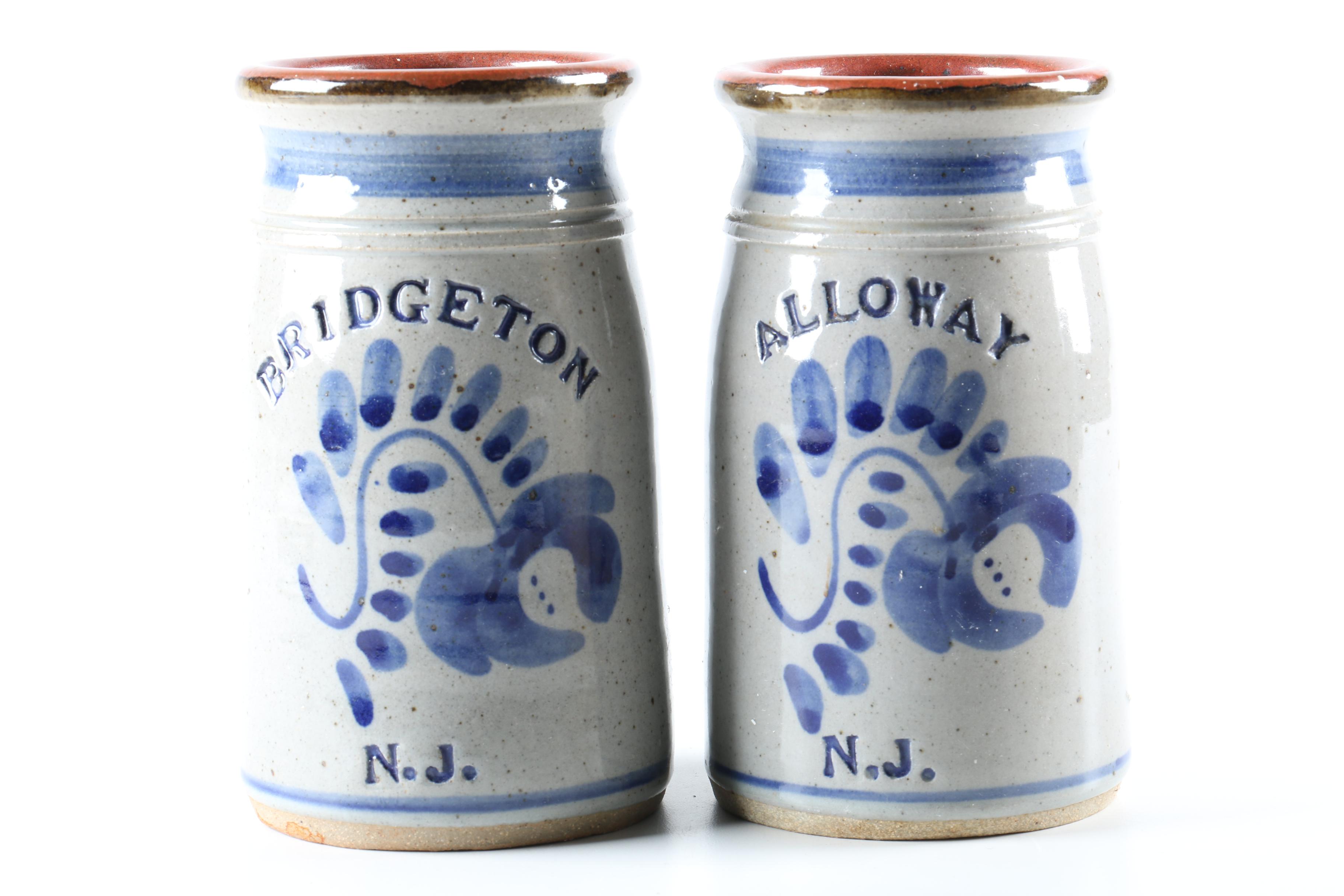 Collection of Stoneware Jars