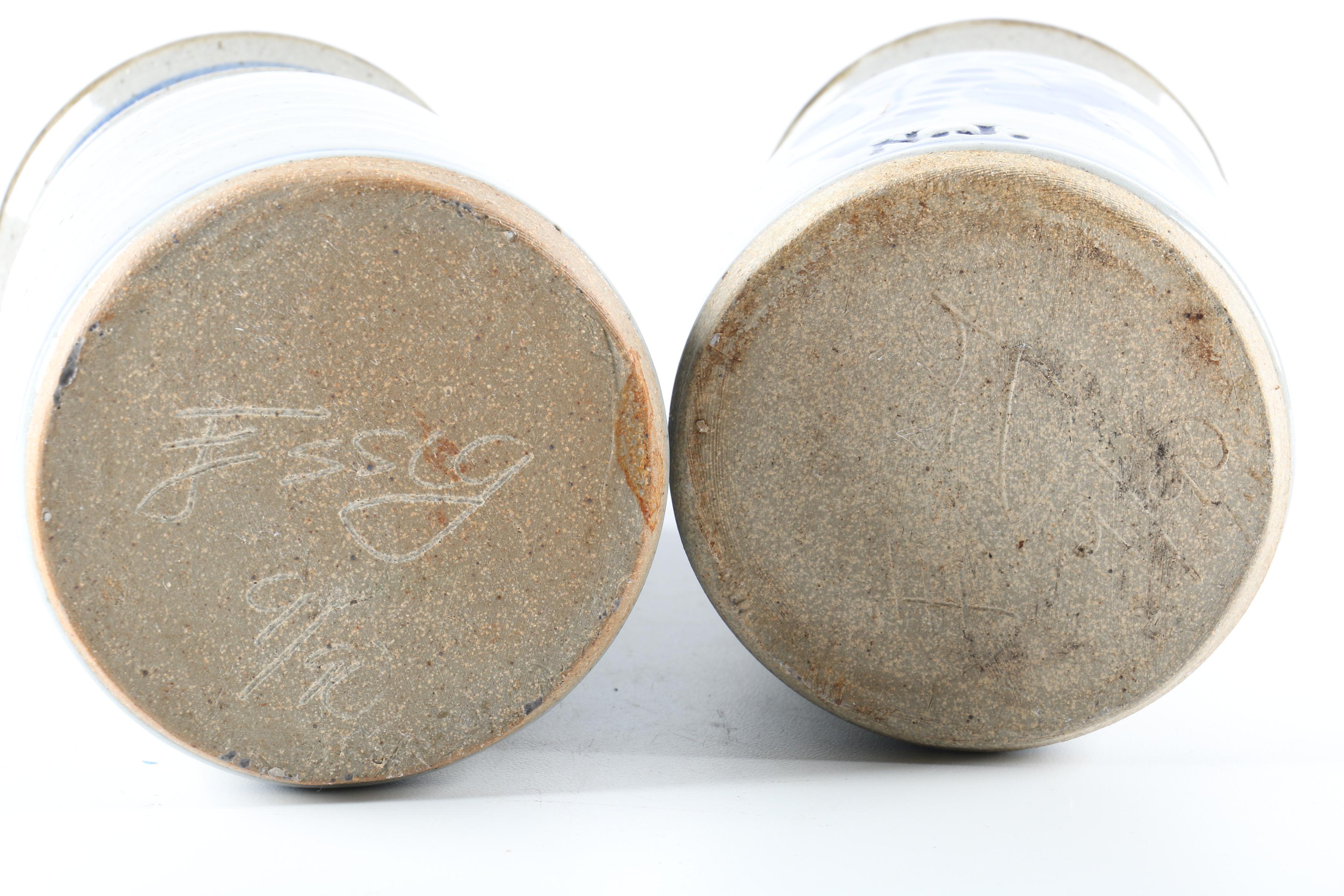 Collection of Stoneware Jars