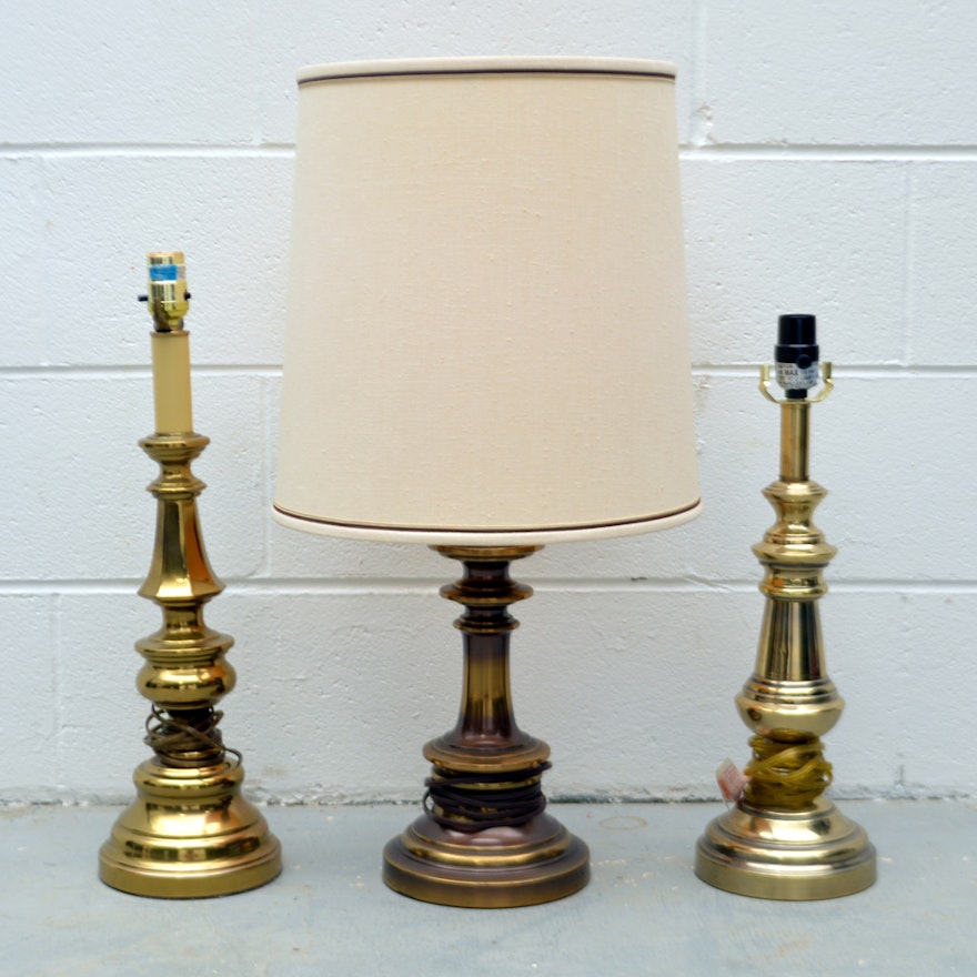 Three Brass Lamps