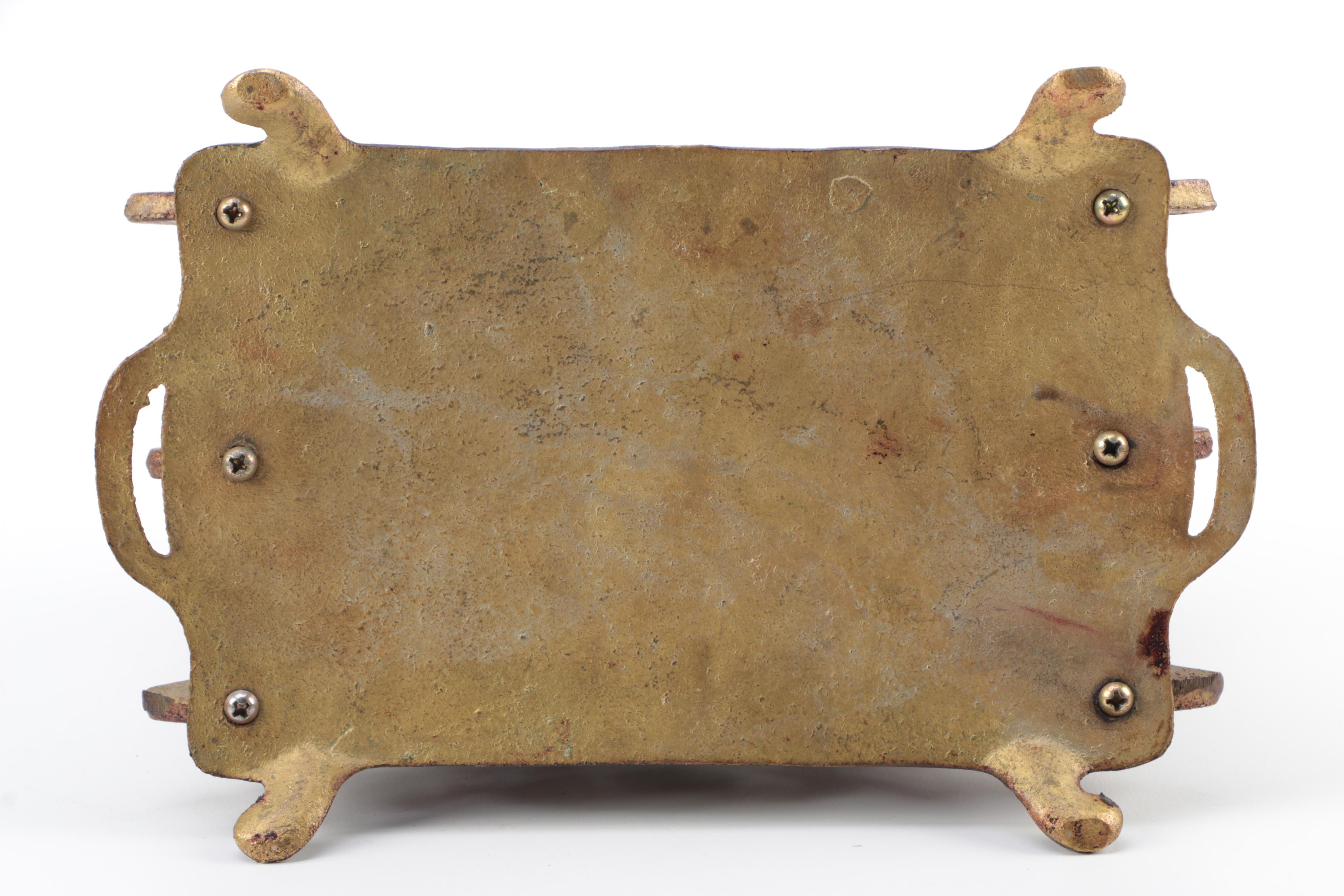 Art Nouveau Style Brass Letter Holder