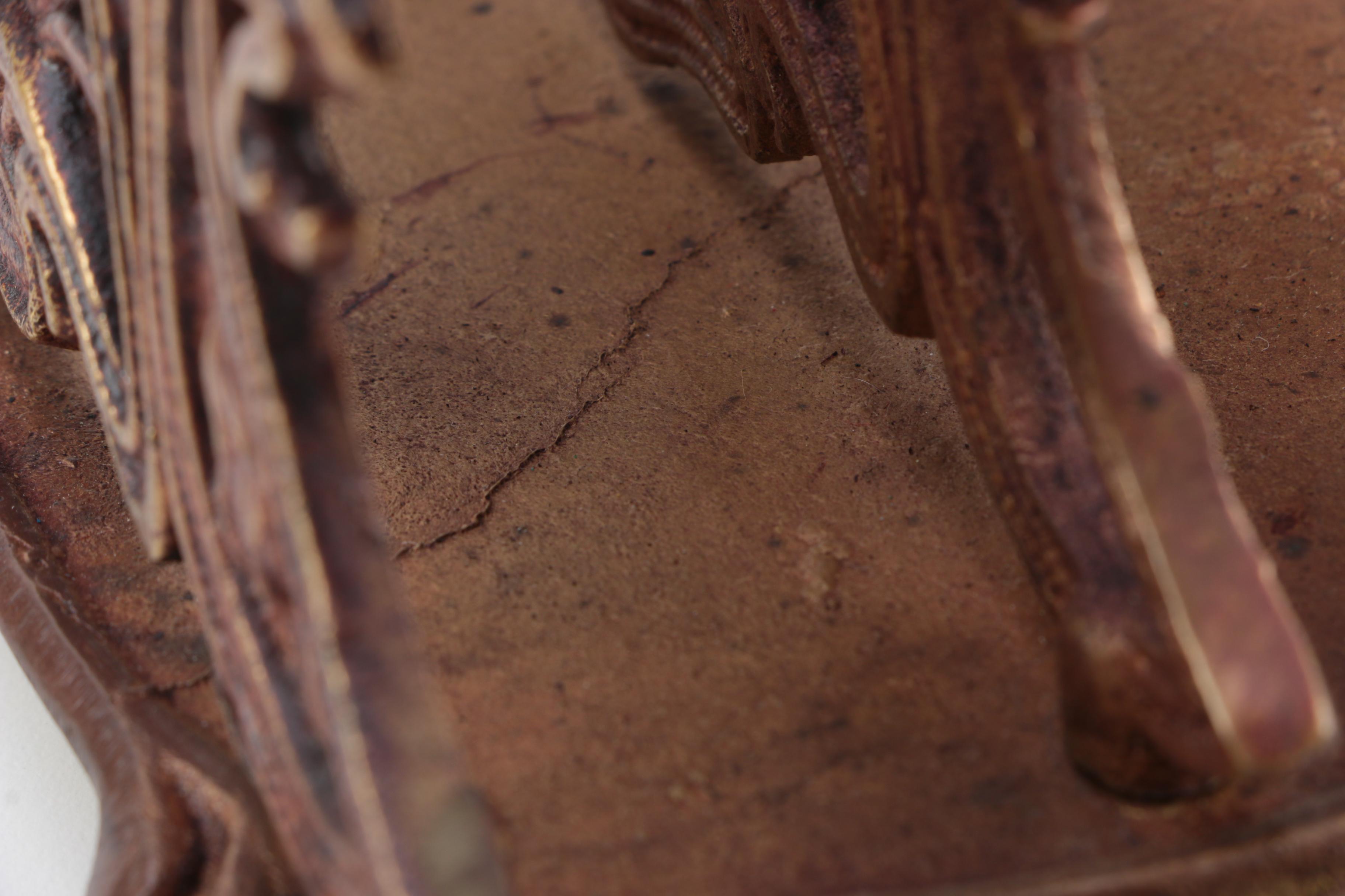 Art Nouveau Style Brass Letter Holder