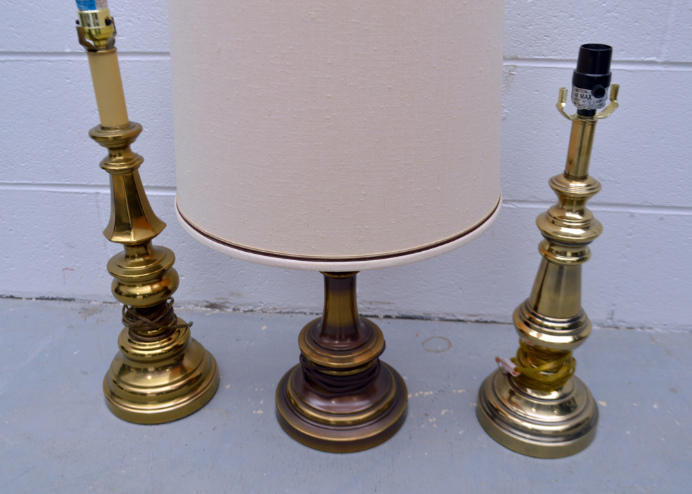 Three Brass Lamps