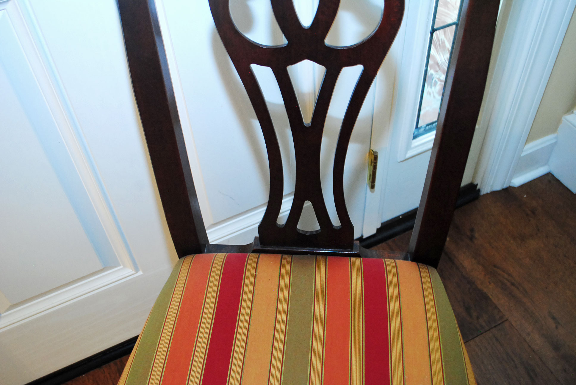 Chippendale Style Cherry Dining Chairs