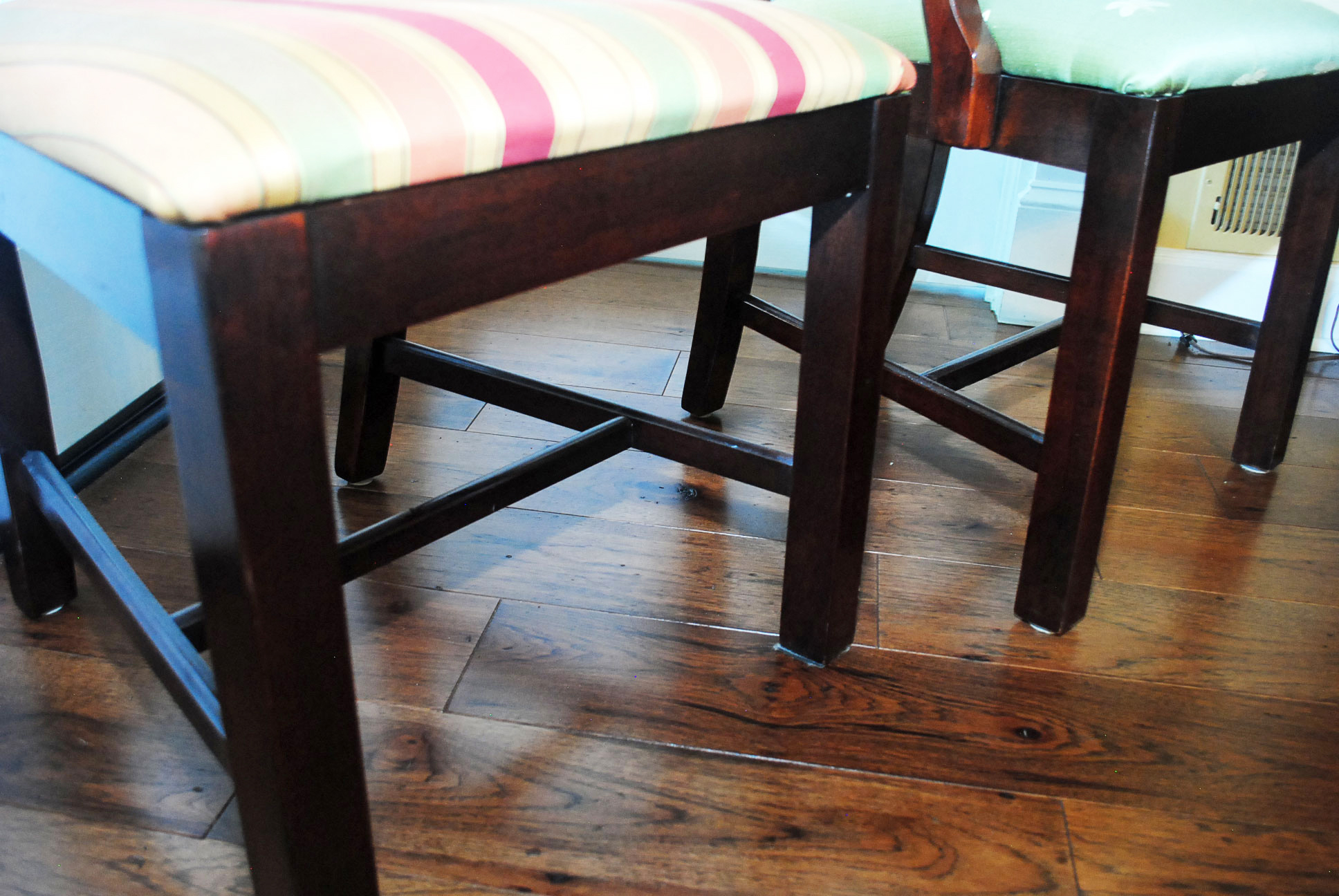 Chippendale Style Cherry Dining Chairs