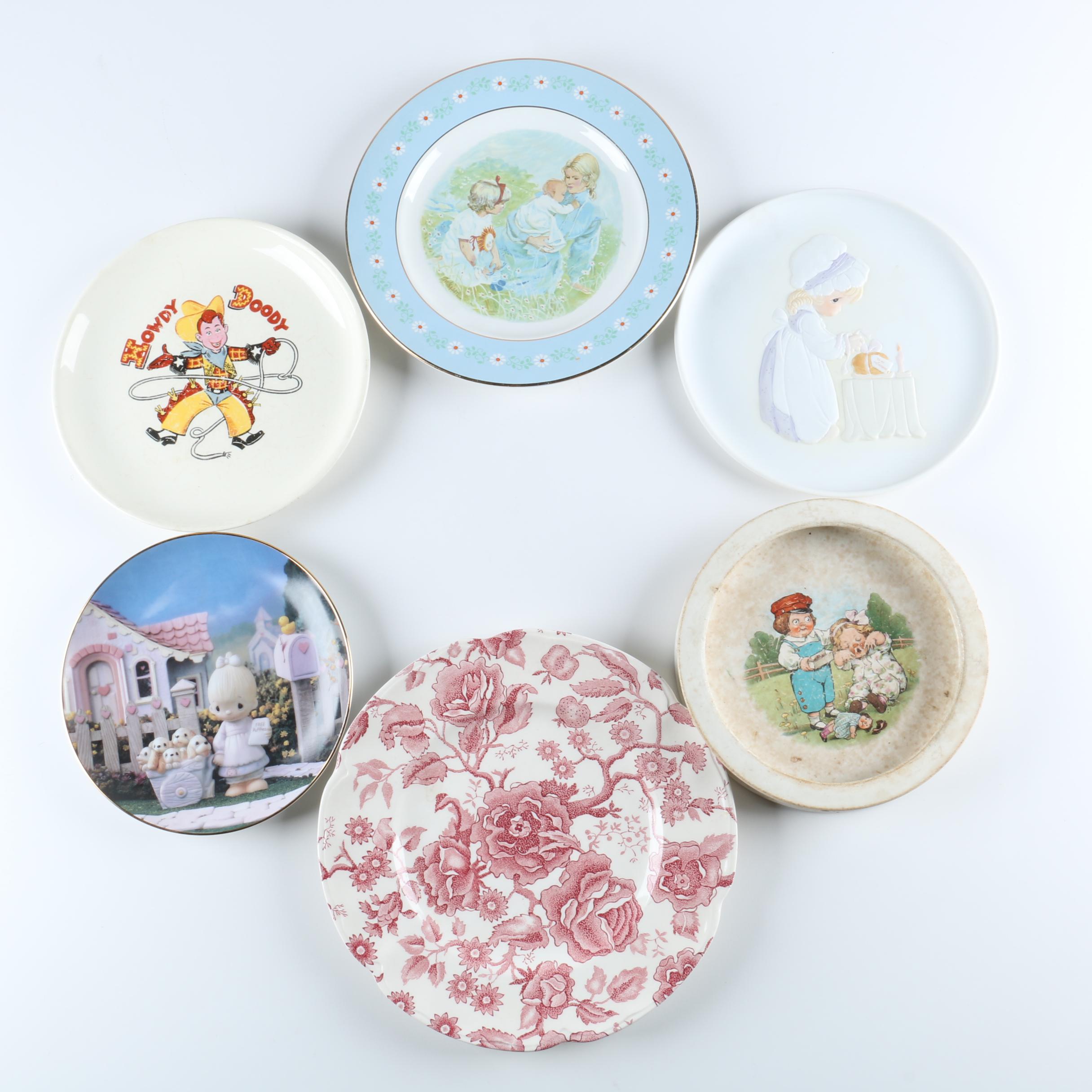 Vintage Decorative Ceramic Plate Collection