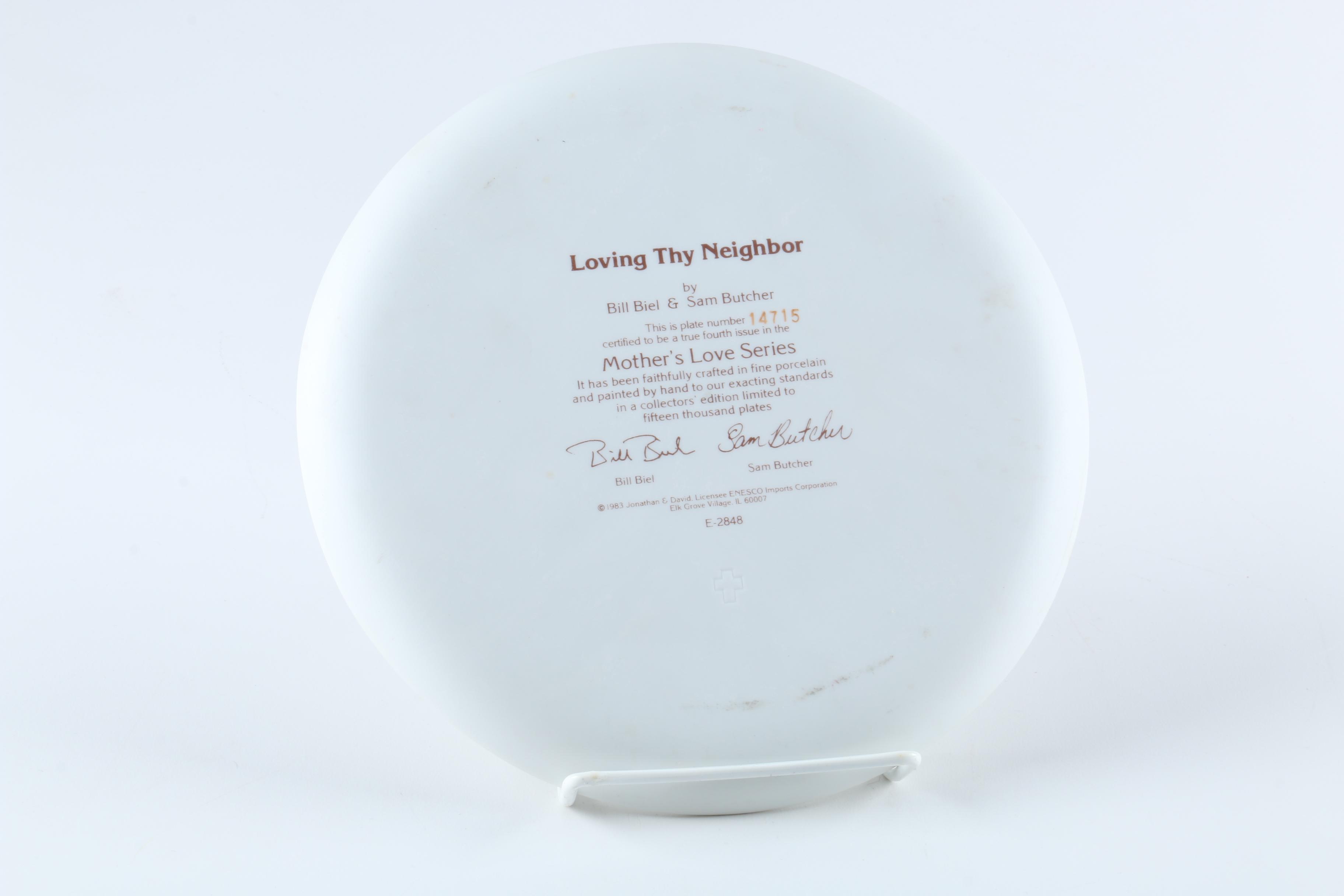 Vintage Decorative Ceramic Plate Collection