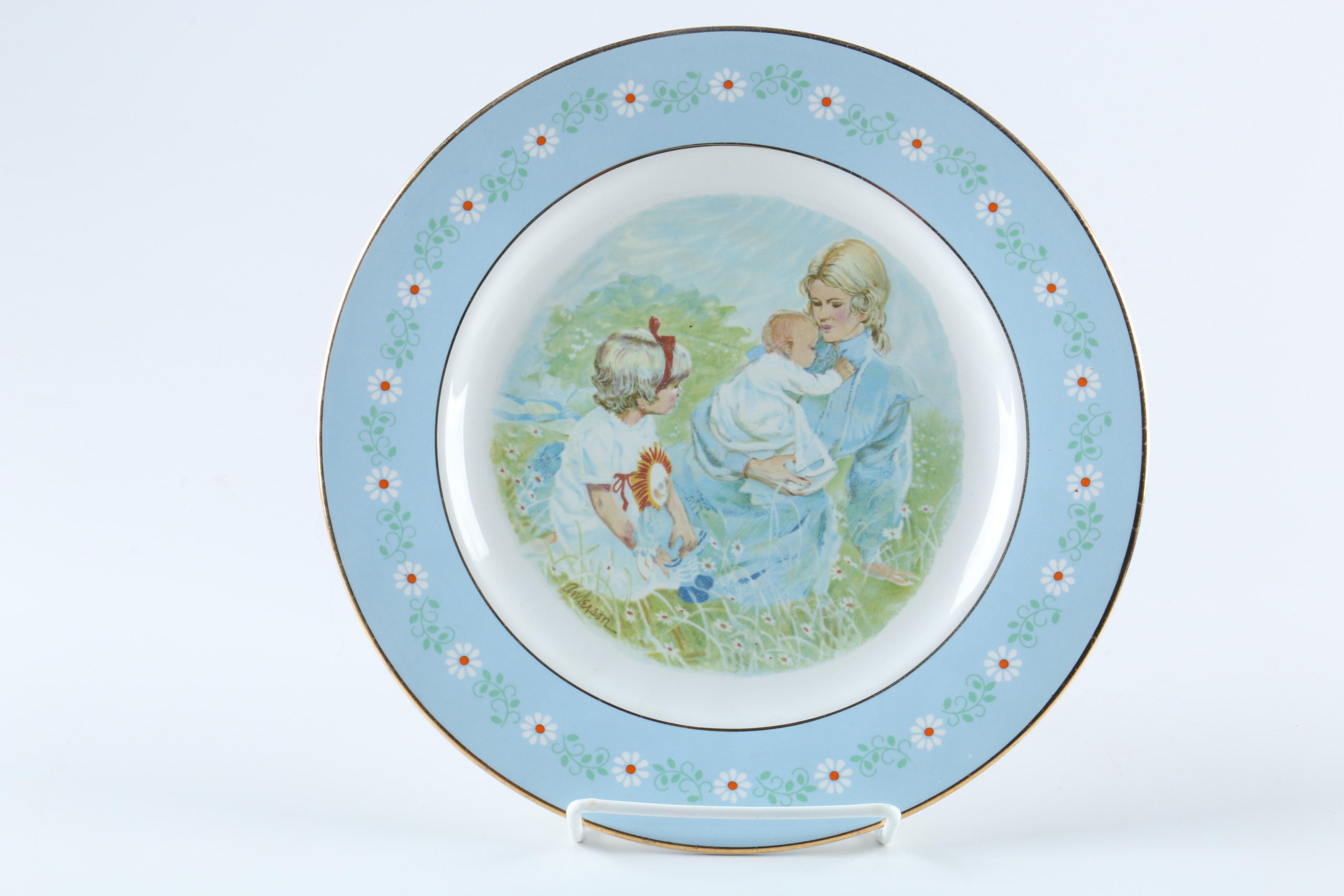 Vintage Decorative Ceramic Plate Collection