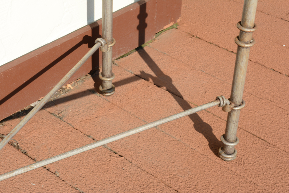 Metal and Glass Entry Table