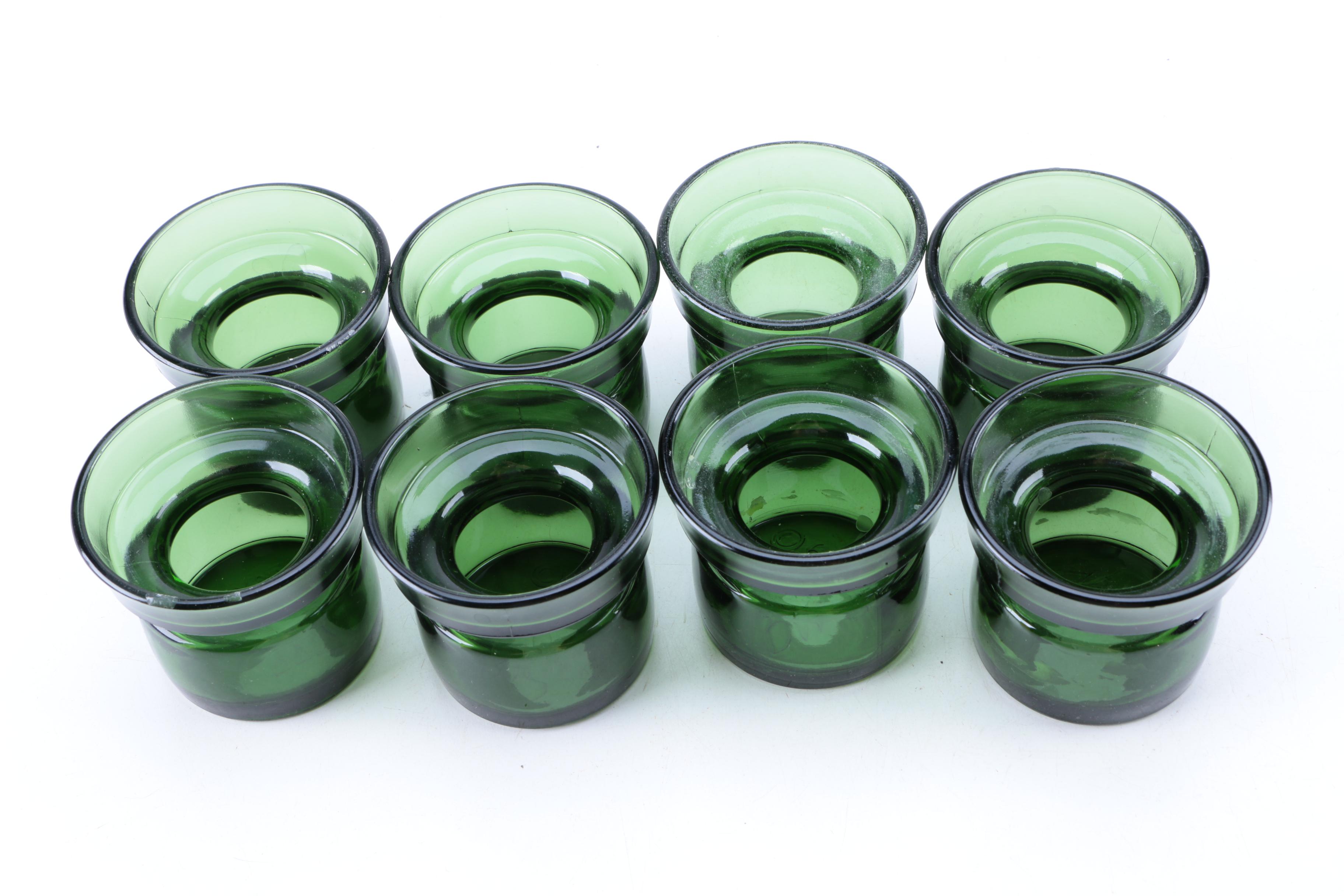 Dansk Cylinder Vase with Danish Modern Glass Candle Holders