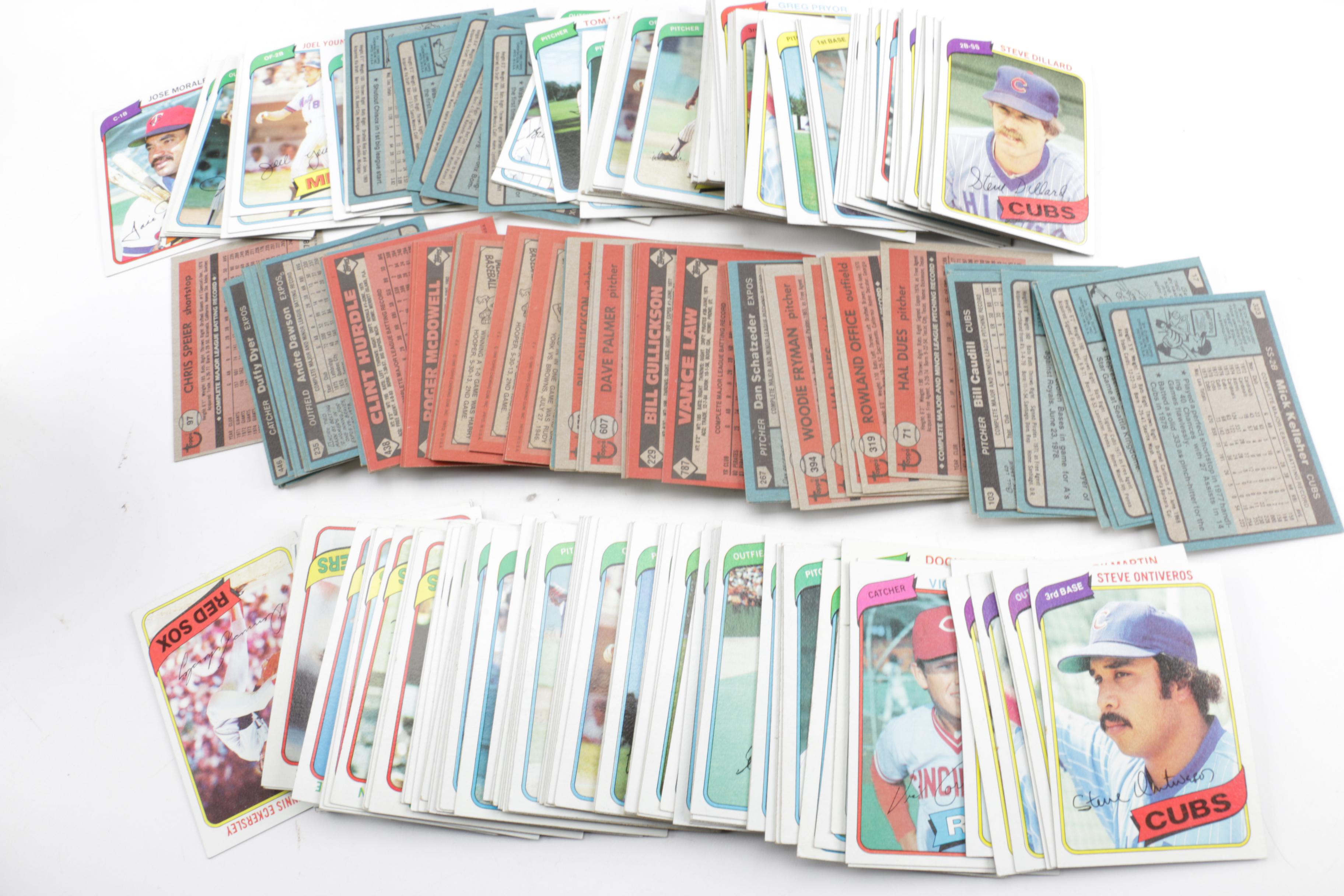 Baseball Cards and Sorting Box