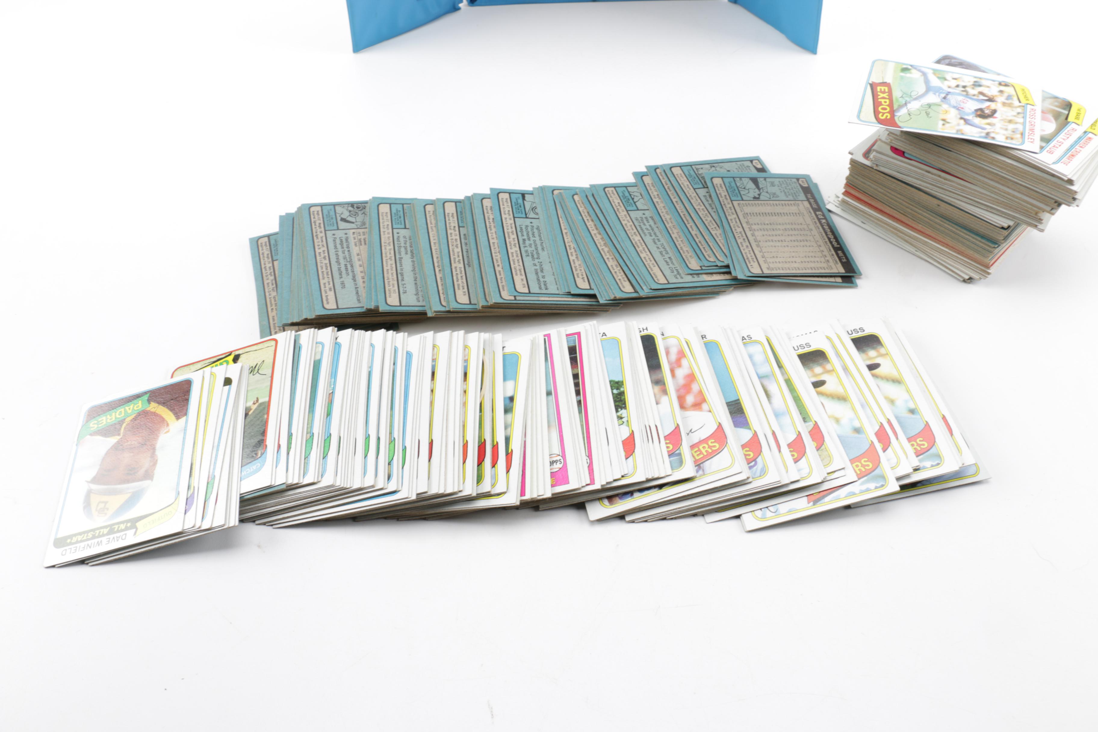 Baseball Cards and Sorting Box