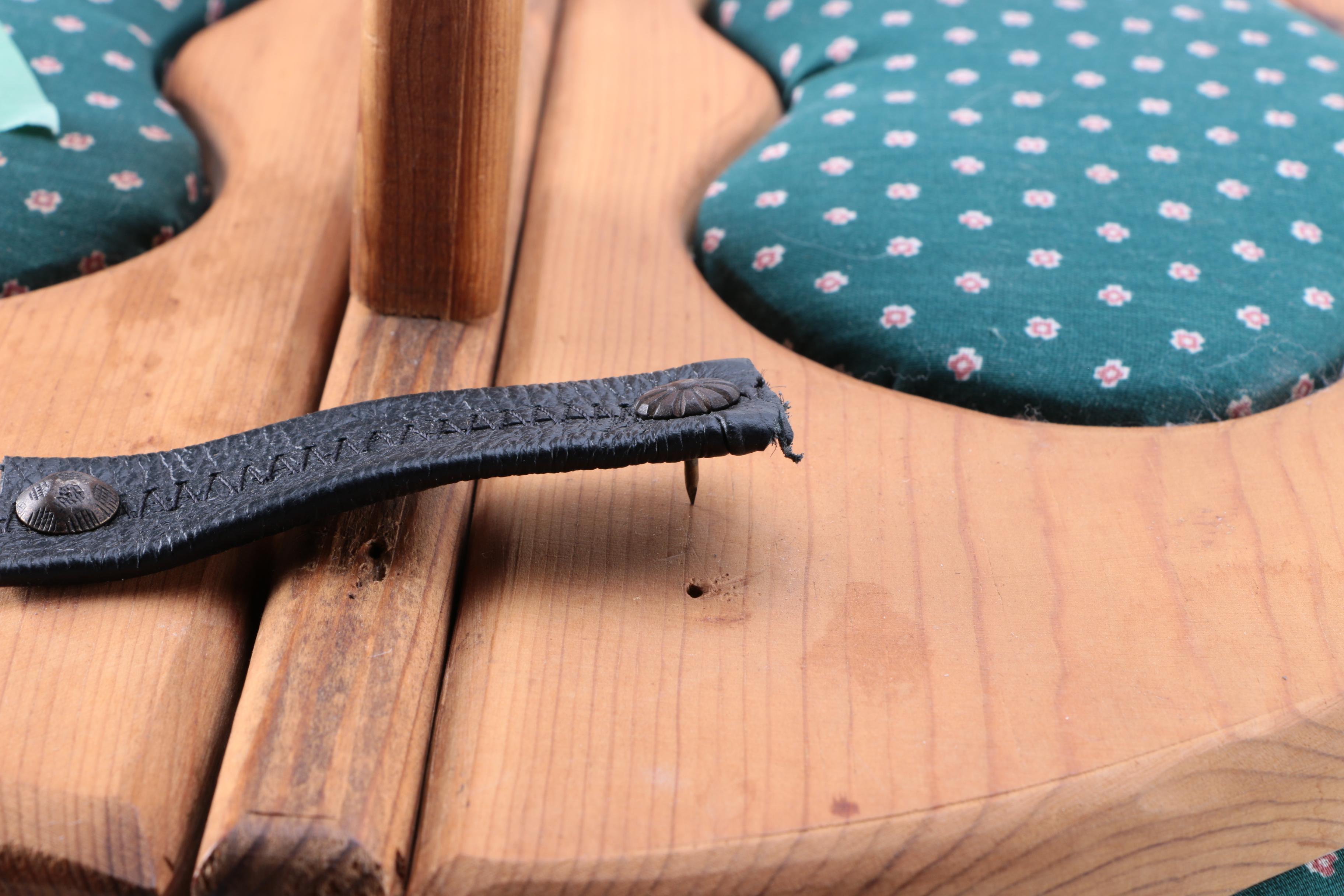 Wood and Cloth Picnic Basket