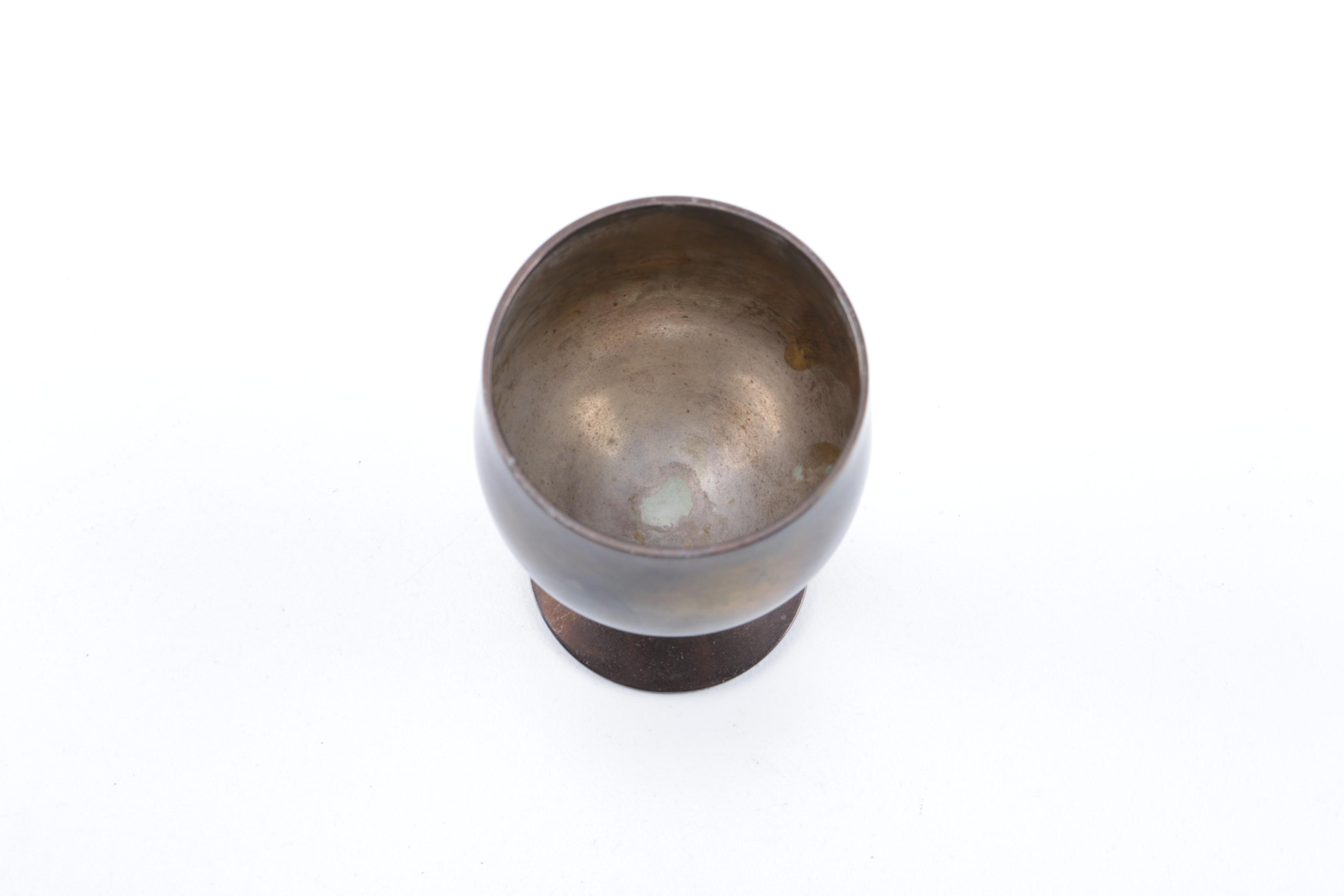 Collection of Brass Goblets and Serving Trays