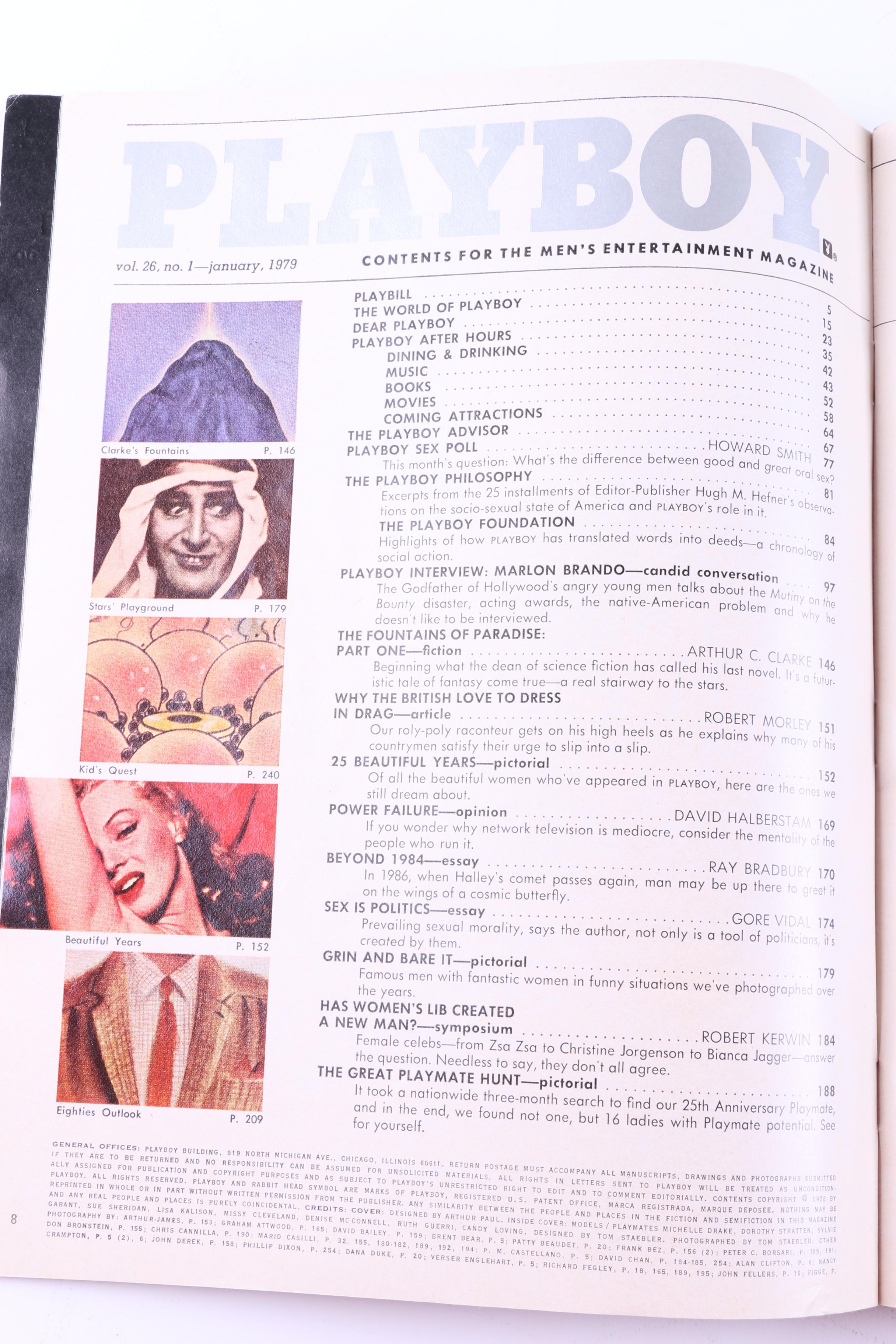 1979 "Playboy" Twenty-Fifth Anniversary Issue