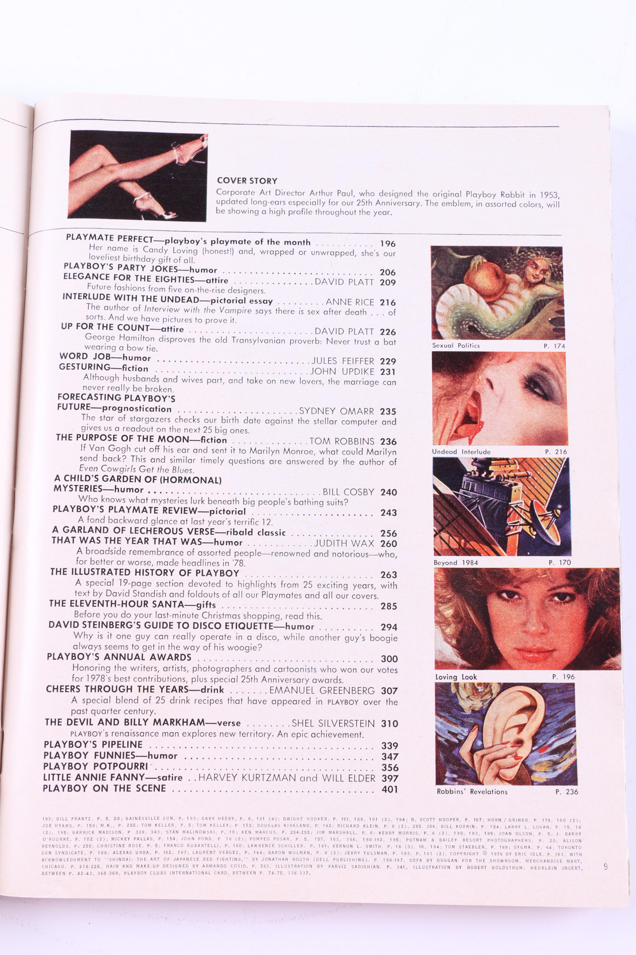 1979 "Playboy" Twenty-Fifth Anniversary Issue