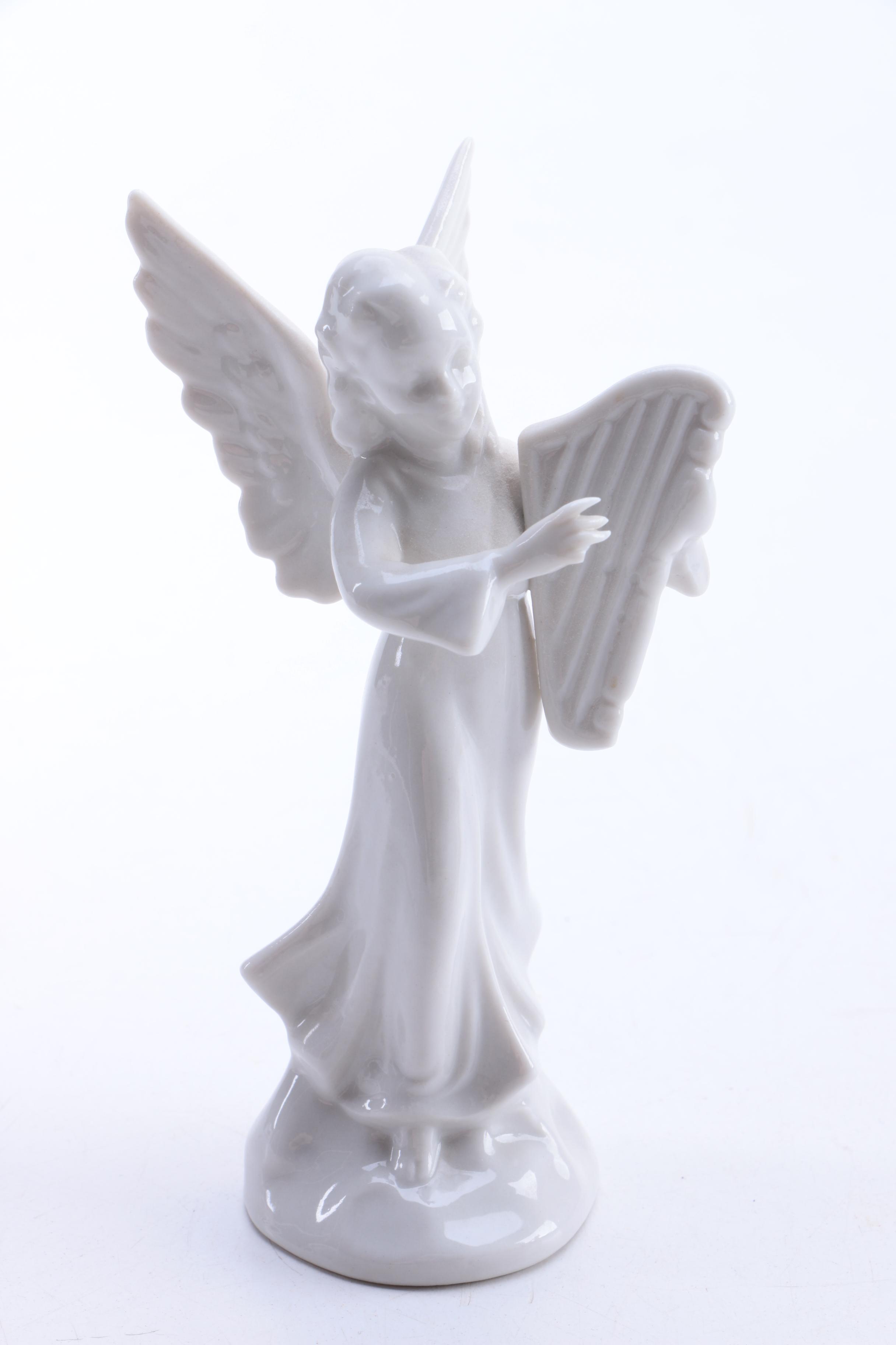 Vintage R&E Pech Porzellanmanufaktur  Porcelain Angel Figurines
