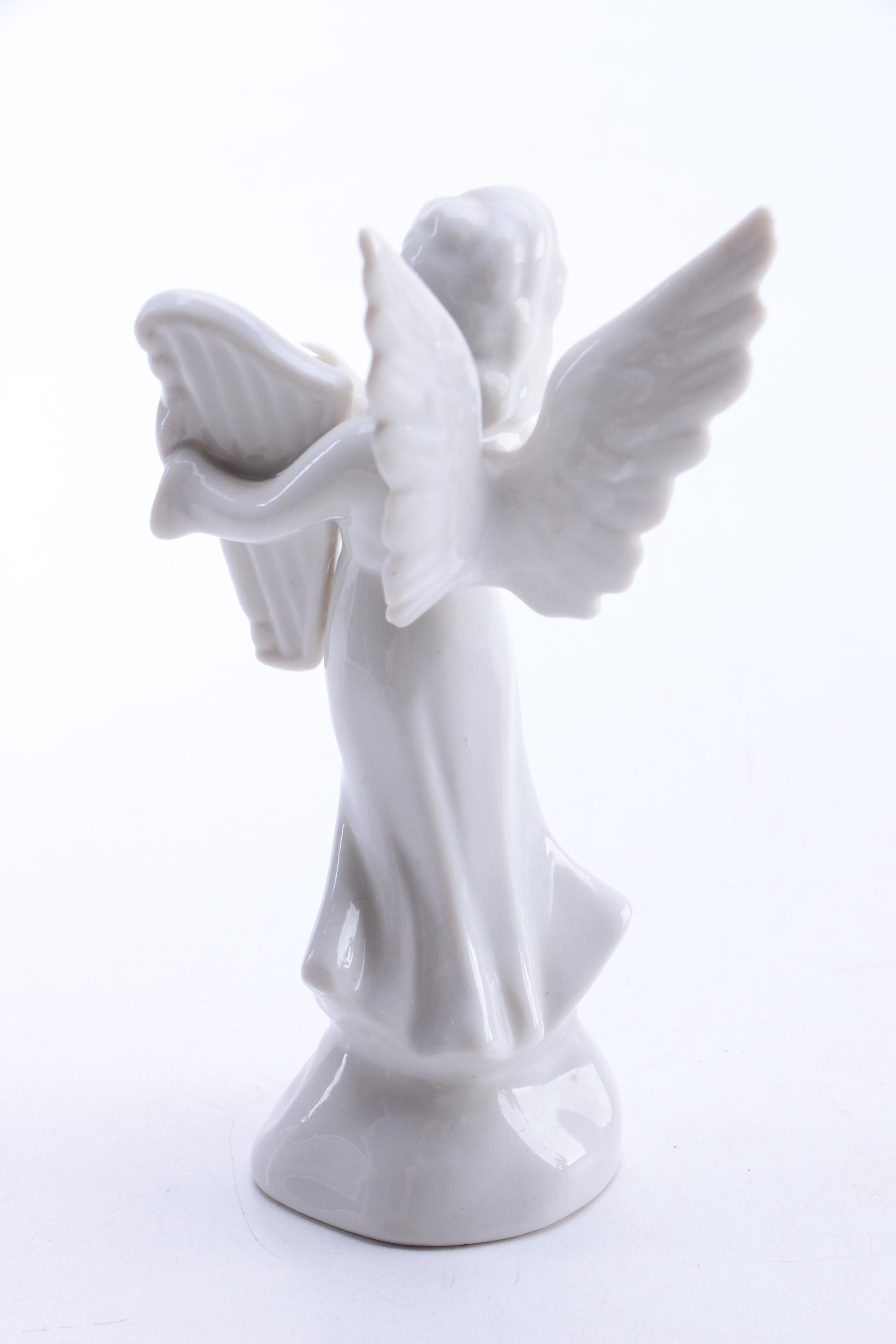 Vintage R&E Pech Porzellanmanufaktur  Porcelain Angel Figurines