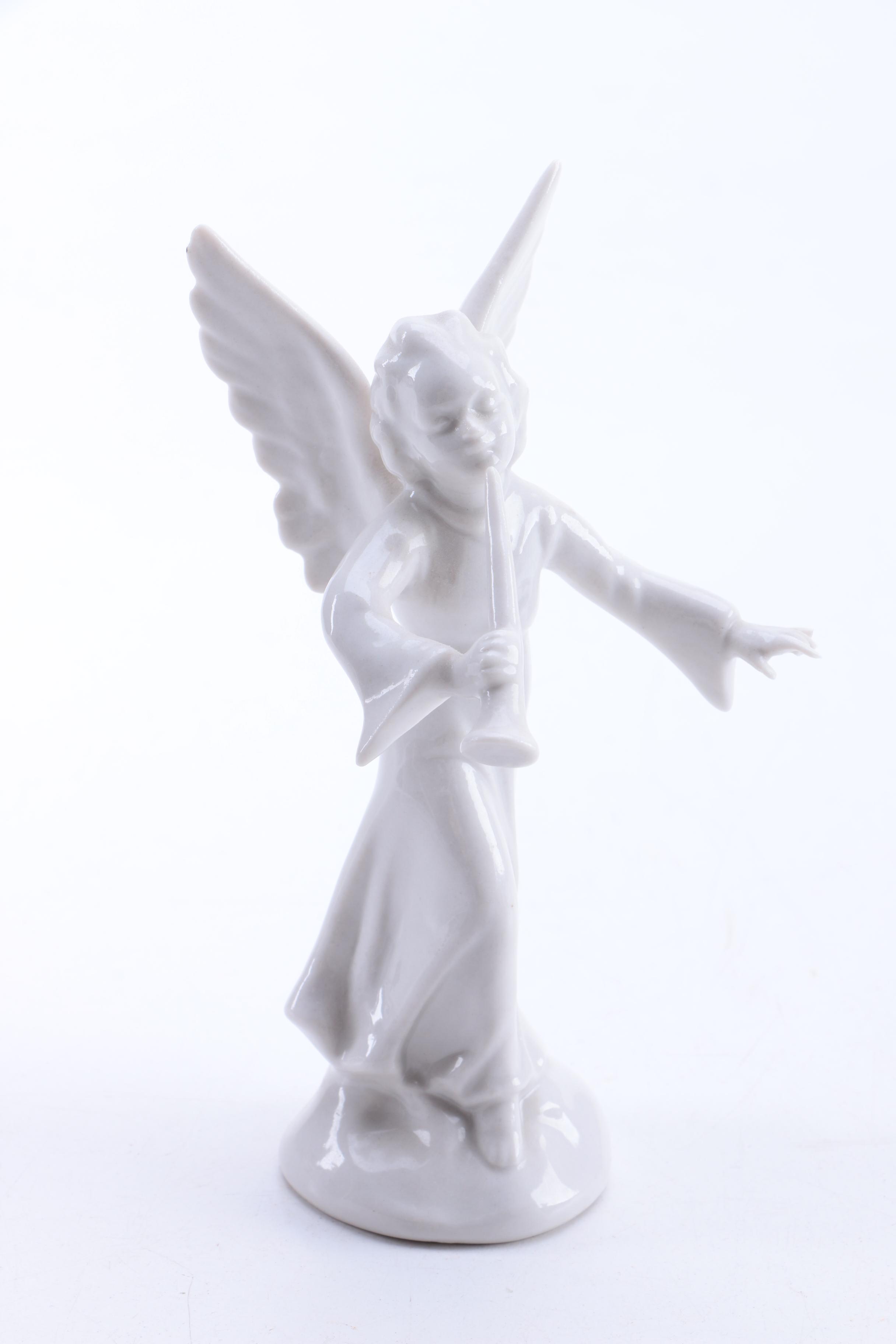Vintage R&E Pech Porzellanmanufaktur  Porcelain Angel Figurines