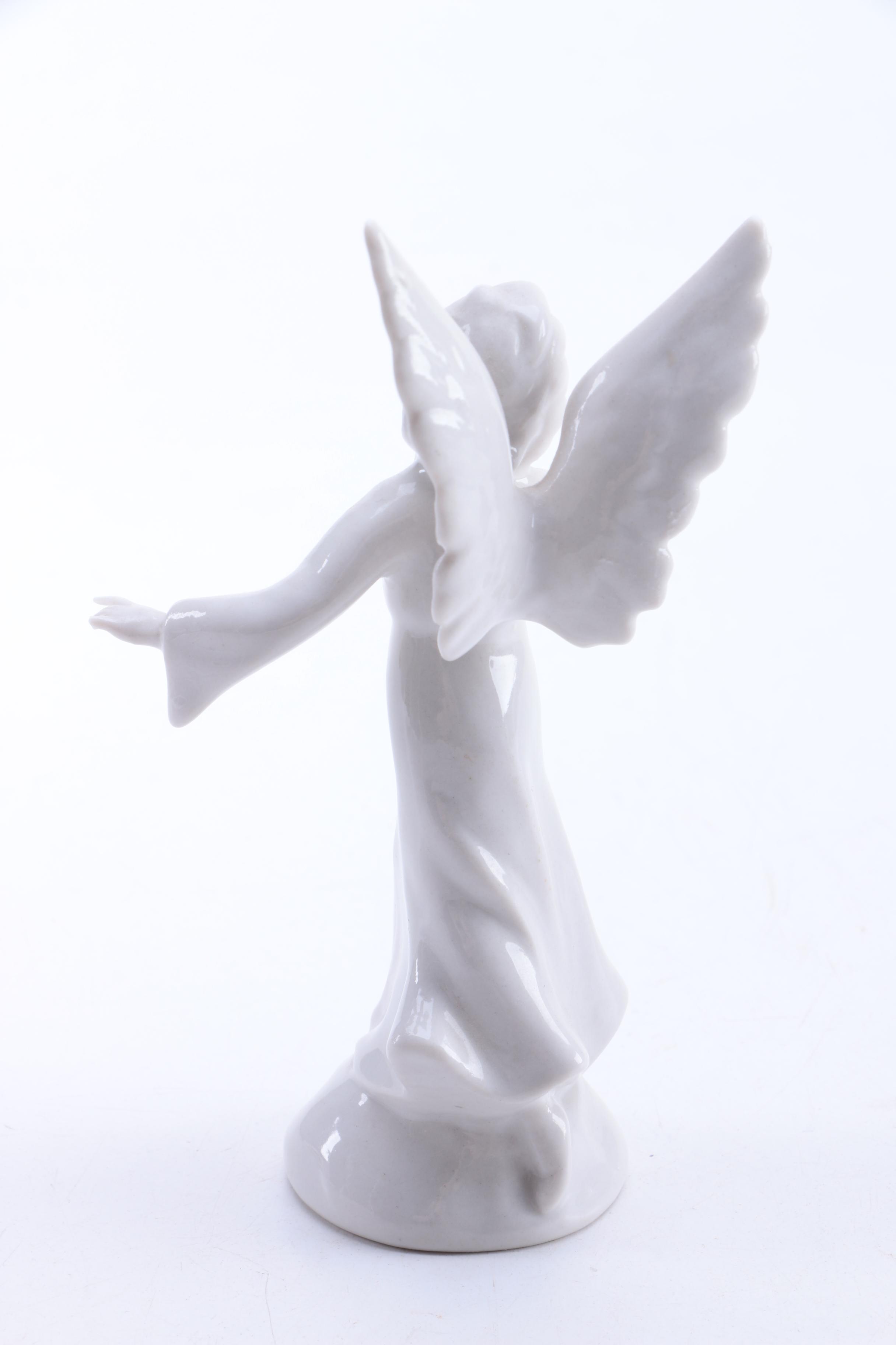 Vintage R&E Pech Porzellanmanufaktur  Porcelain Angel Figurines
