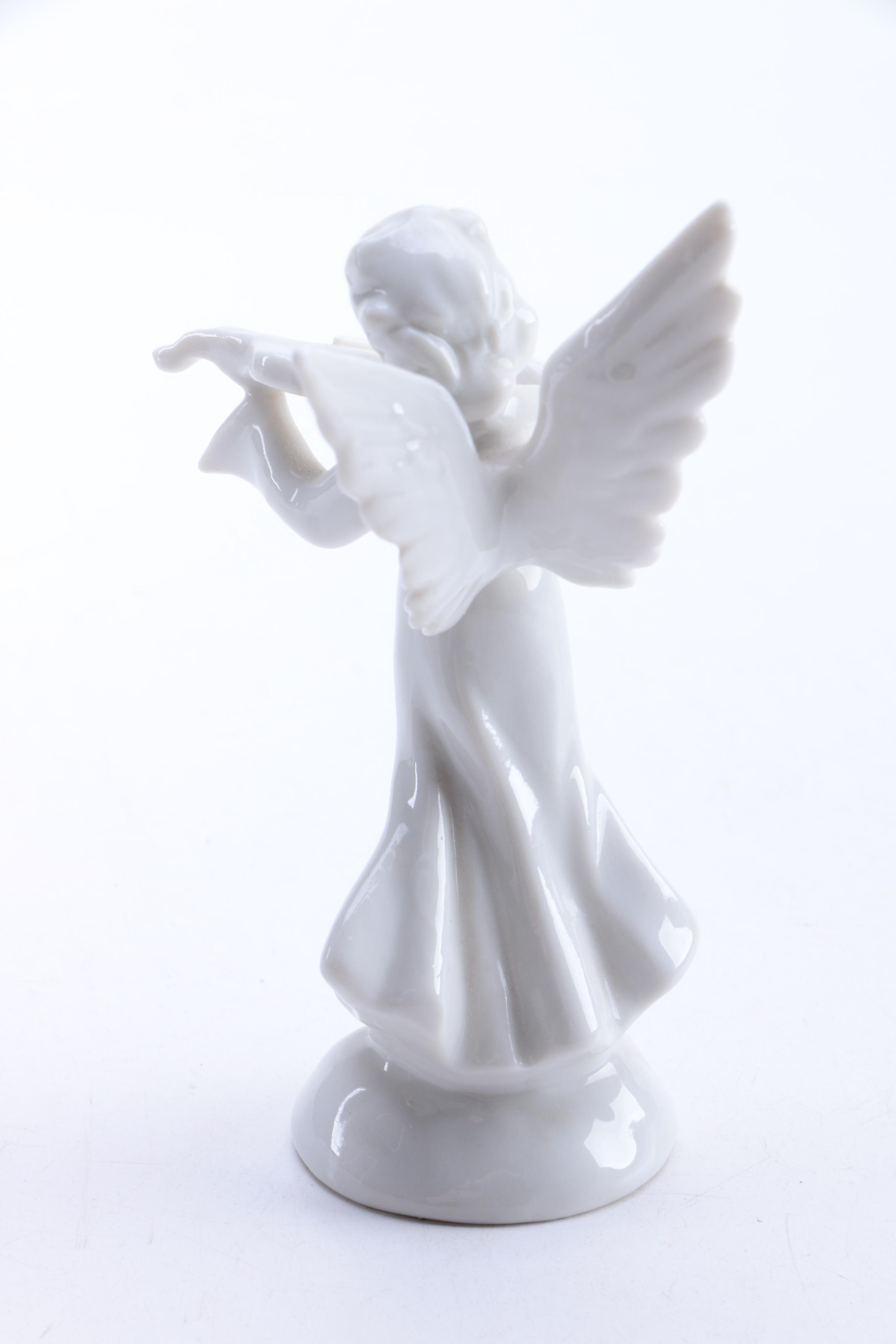 Vintage R&E Pech Porzellanmanufaktur  Porcelain Angel Figurines