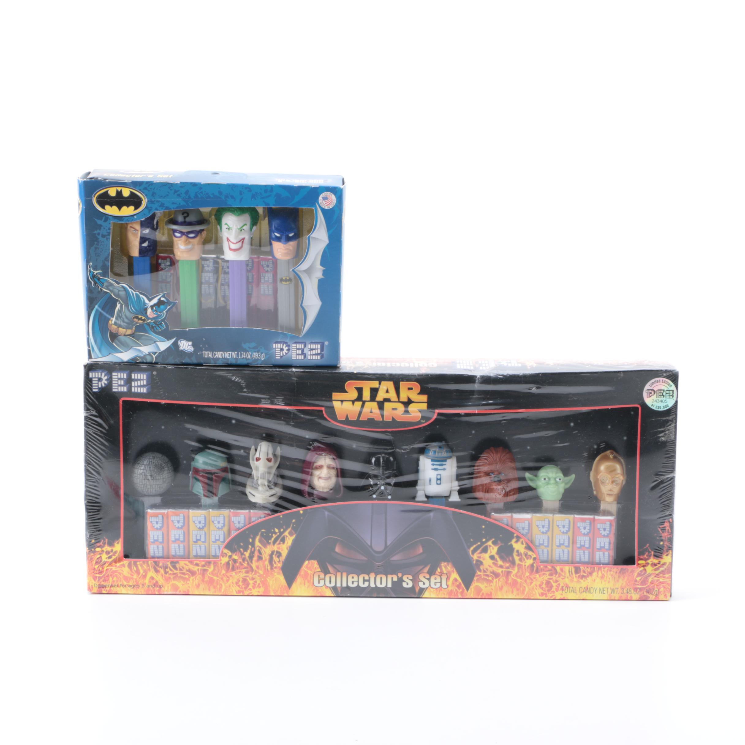 "Star Wars" and "Batman" Themed PEZ  Dispensers