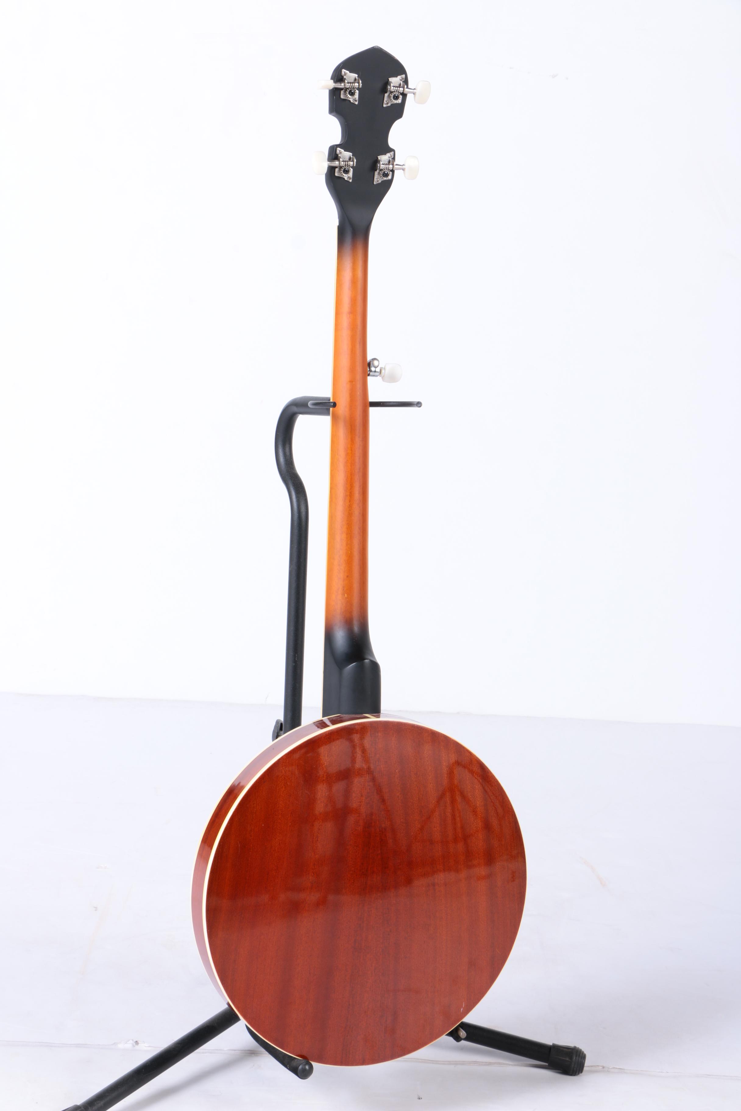 Resonator Banjo and Stand