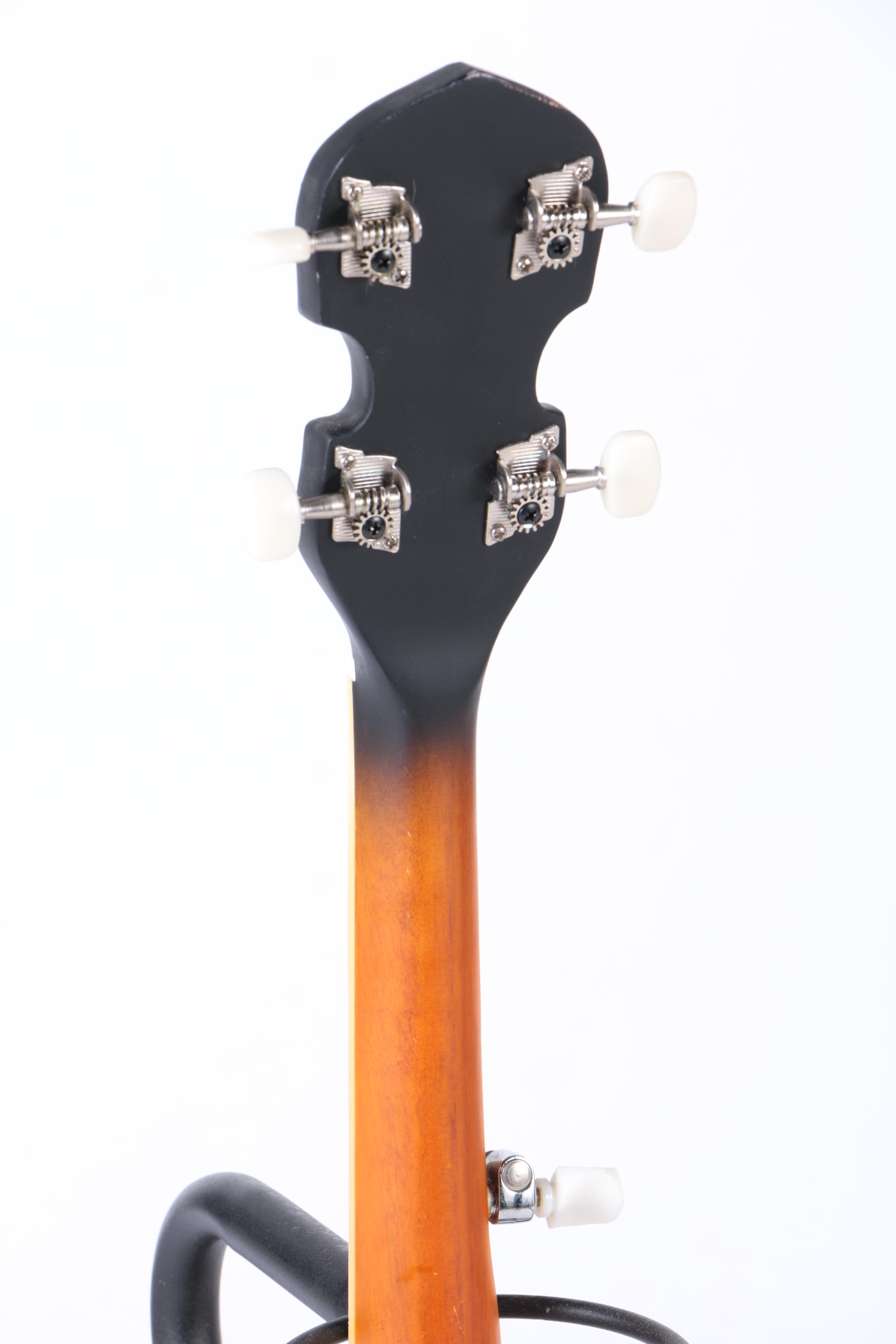 Resonator Banjo and Stand