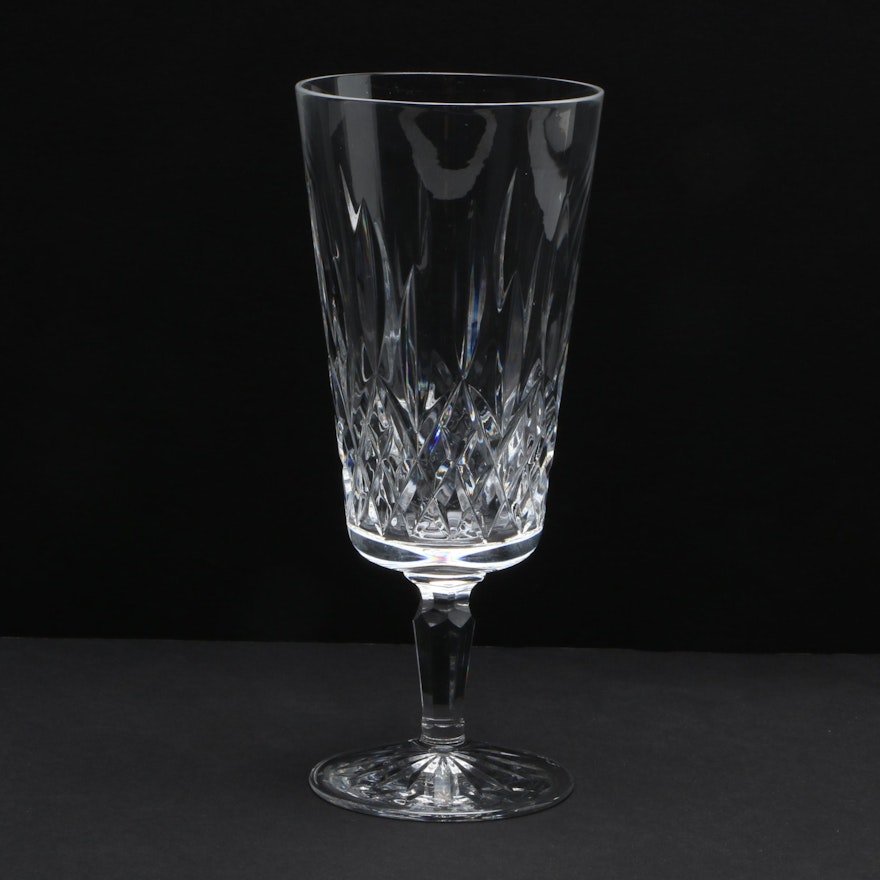 Waterford Crystal "Lismore Tall " Iced Beverage Glass Signed by Master Artisan