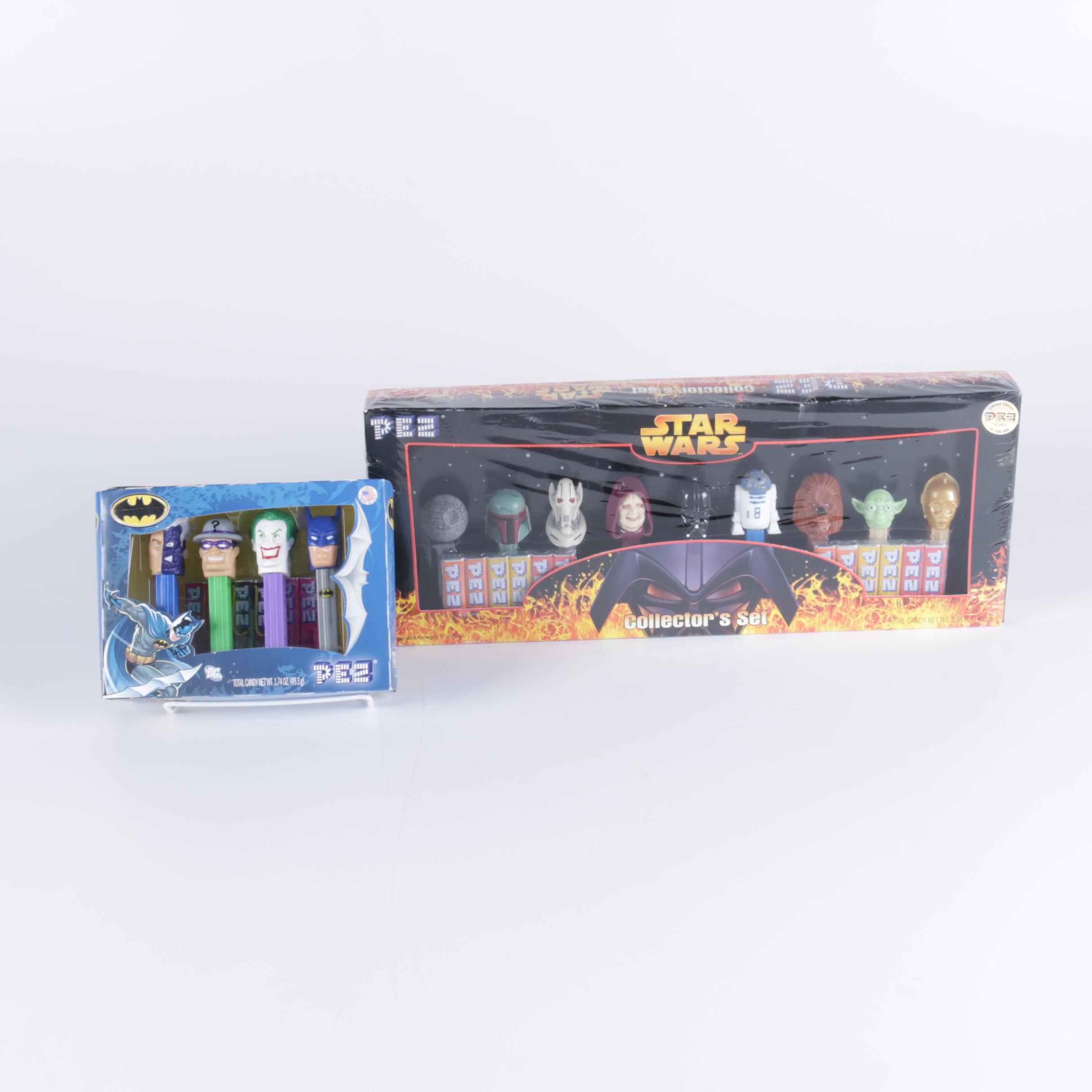 "Star Wars" and "Batman" Themed PEZ  Dispensers