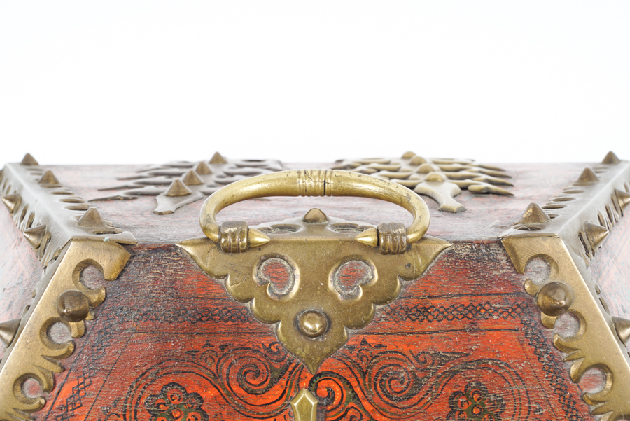 Antique Indian Nettur Petti Dowry Box