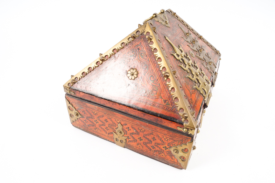 Antique Indian Nettur Petti Dowry Box